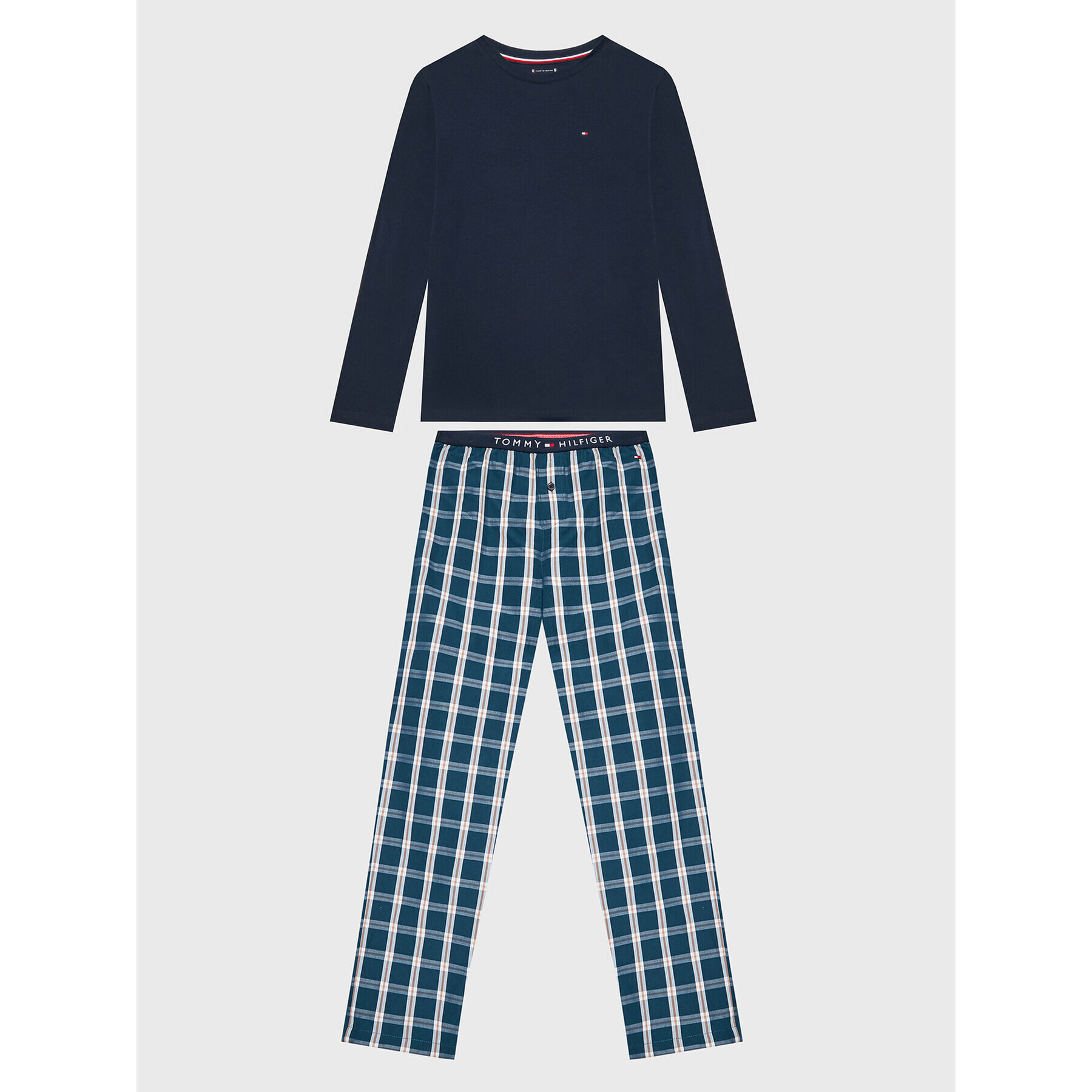 Tommy Hilfiger Pizsama UB0UB00467 Sötétkék Regular Fit - Pepit.hu