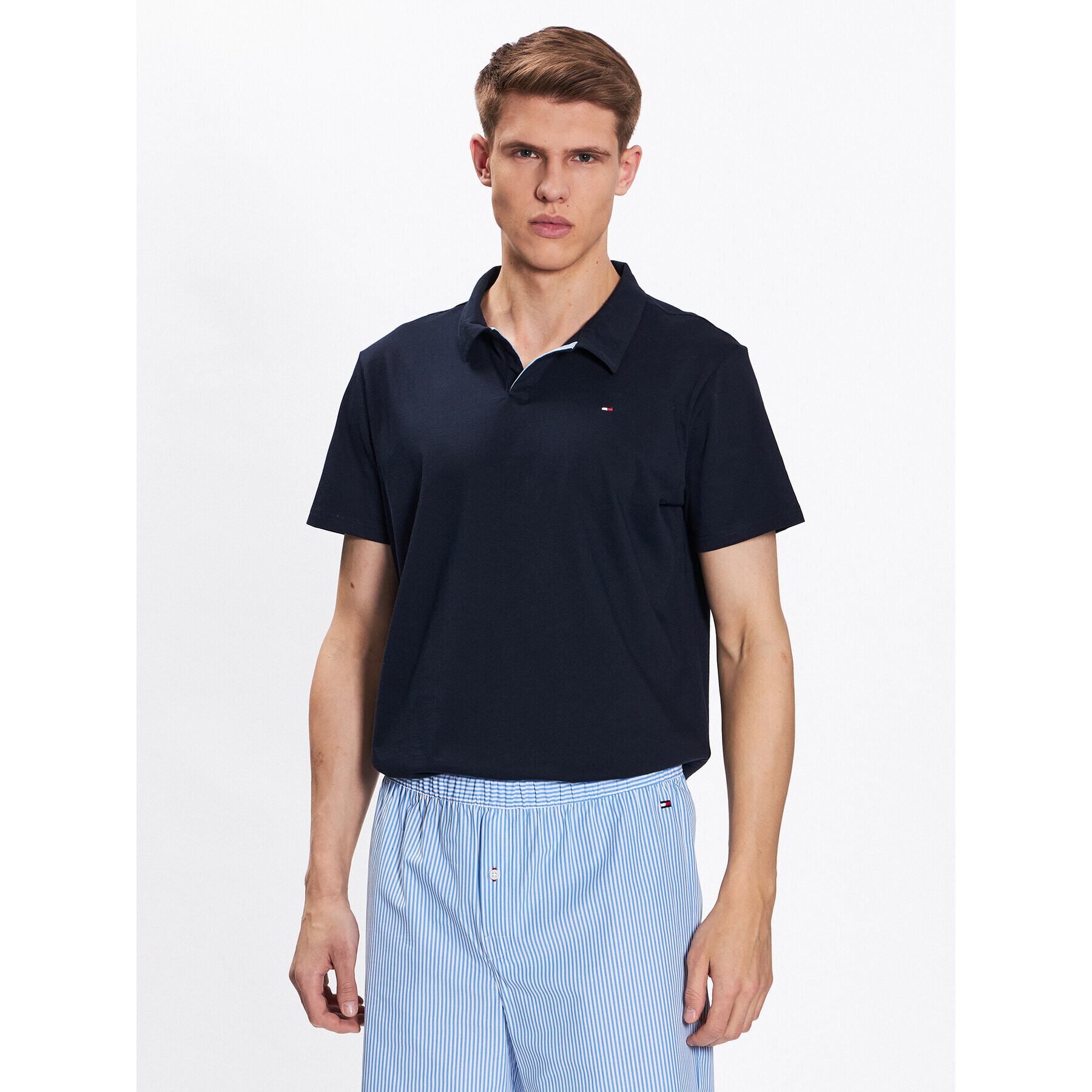 Tommy Hilfiger Pizsama UM0UM02843 Sötétkék Regular Fit - Pepit.hu