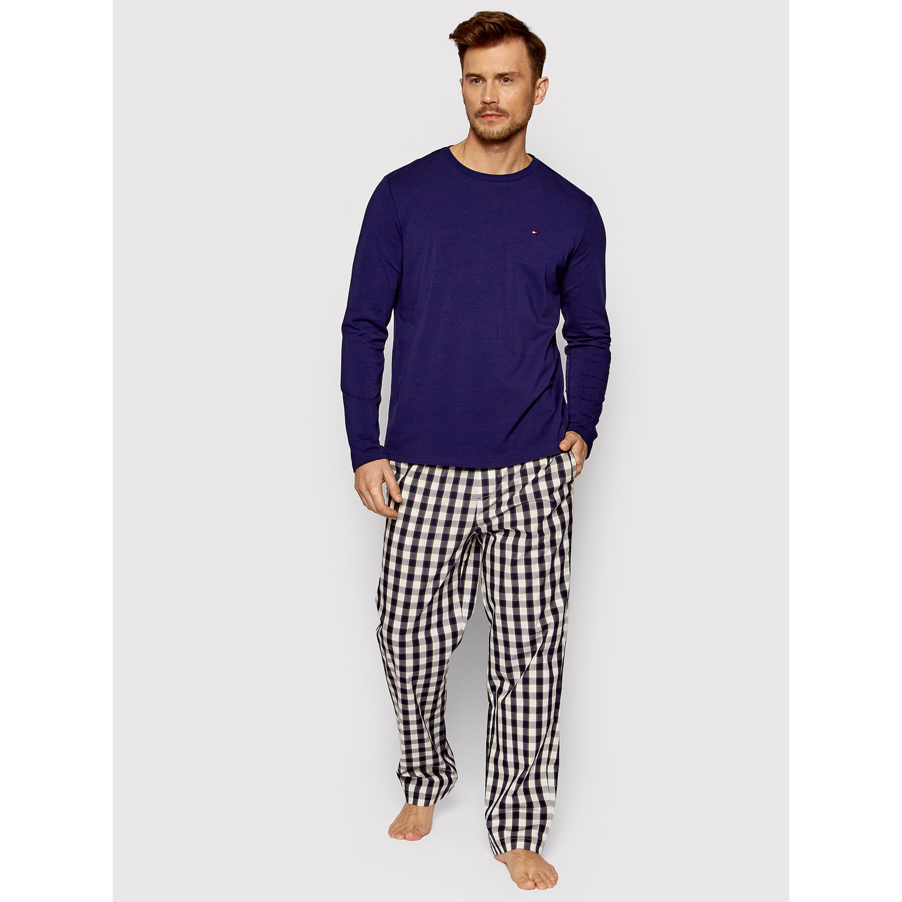 Tommy Hilfiger Pizsama Woven UM0UM01960 Színes Regular Fit - Pepit.hu