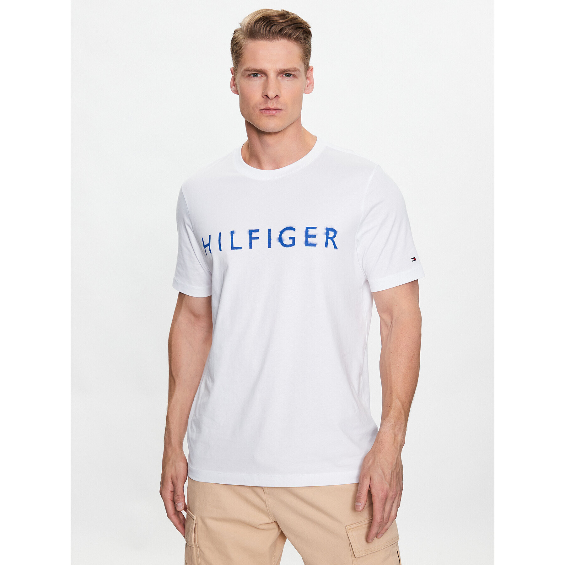 Tommy Hilfiger Póló MW0MW31518 Fehér Regular Fit - Pepit.hu