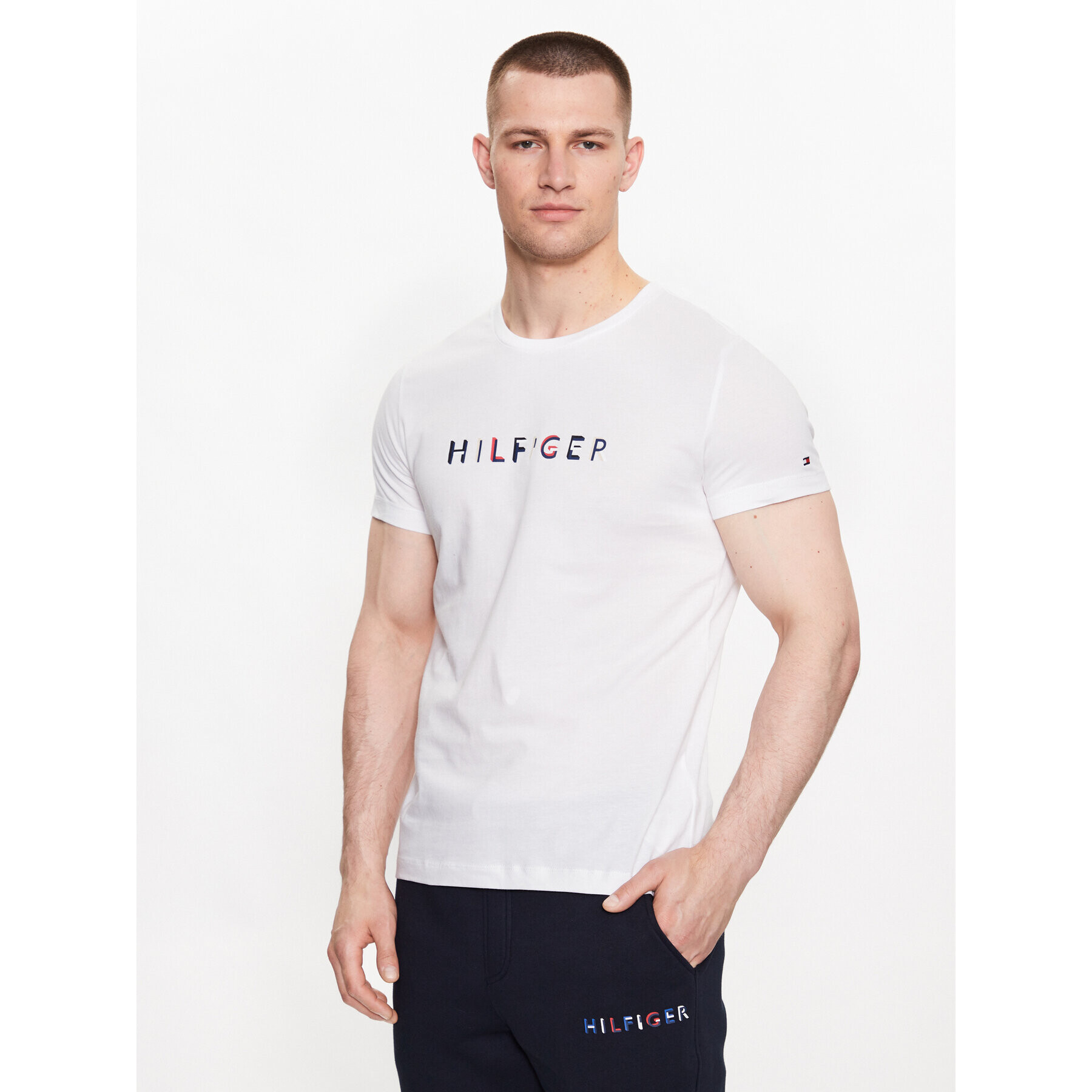 Tommy Hilfiger Póló MW0MW31535 Fehér Slim Fit - Pepit.hu