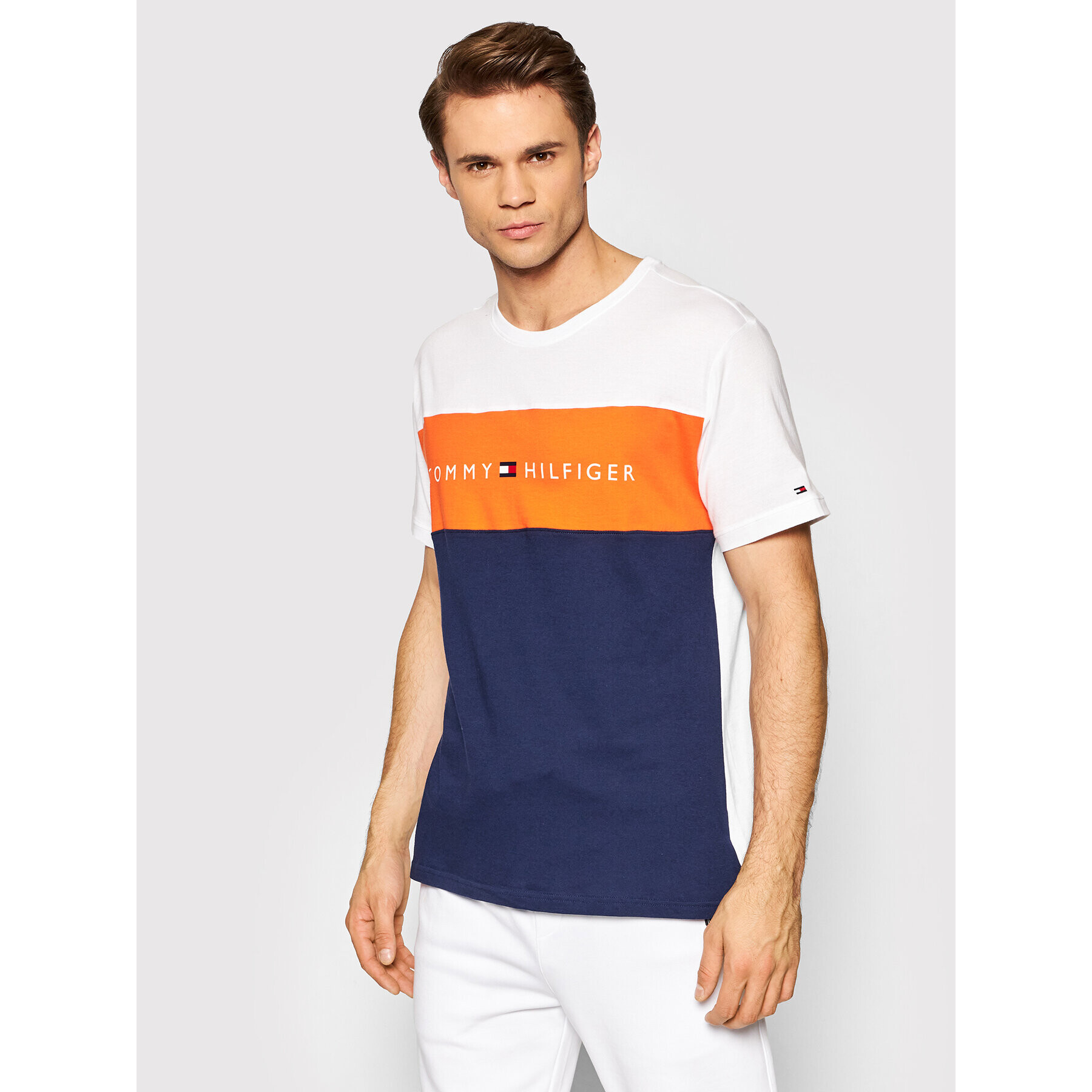 Tommy Hilfiger Póló Tee Logo UM0UM01170 Fehér Regular Fit - Pepit.hu