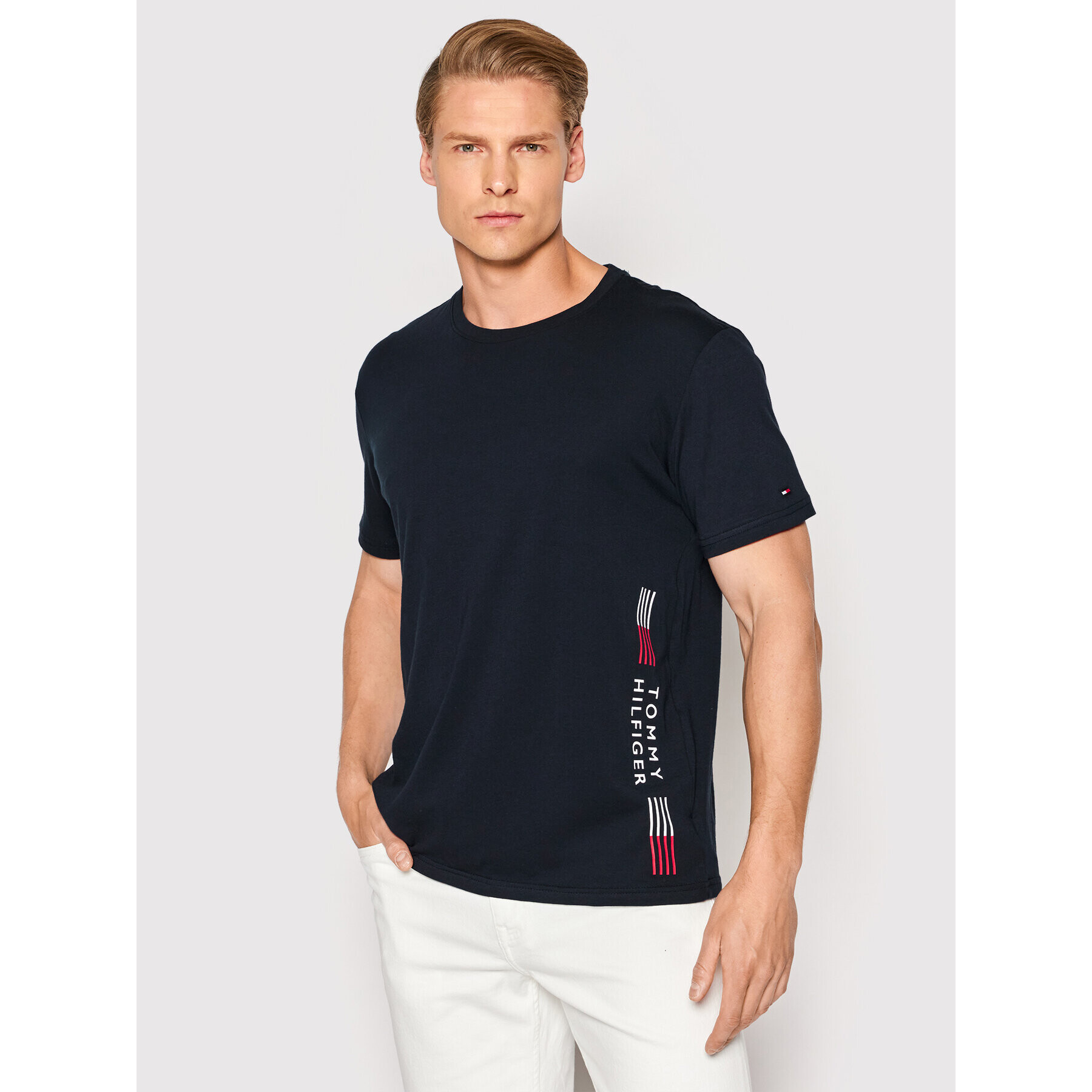 Tommy Hilfiger Póló UM0UM02430 Sötétkék Regular Fit - Pepit.hu