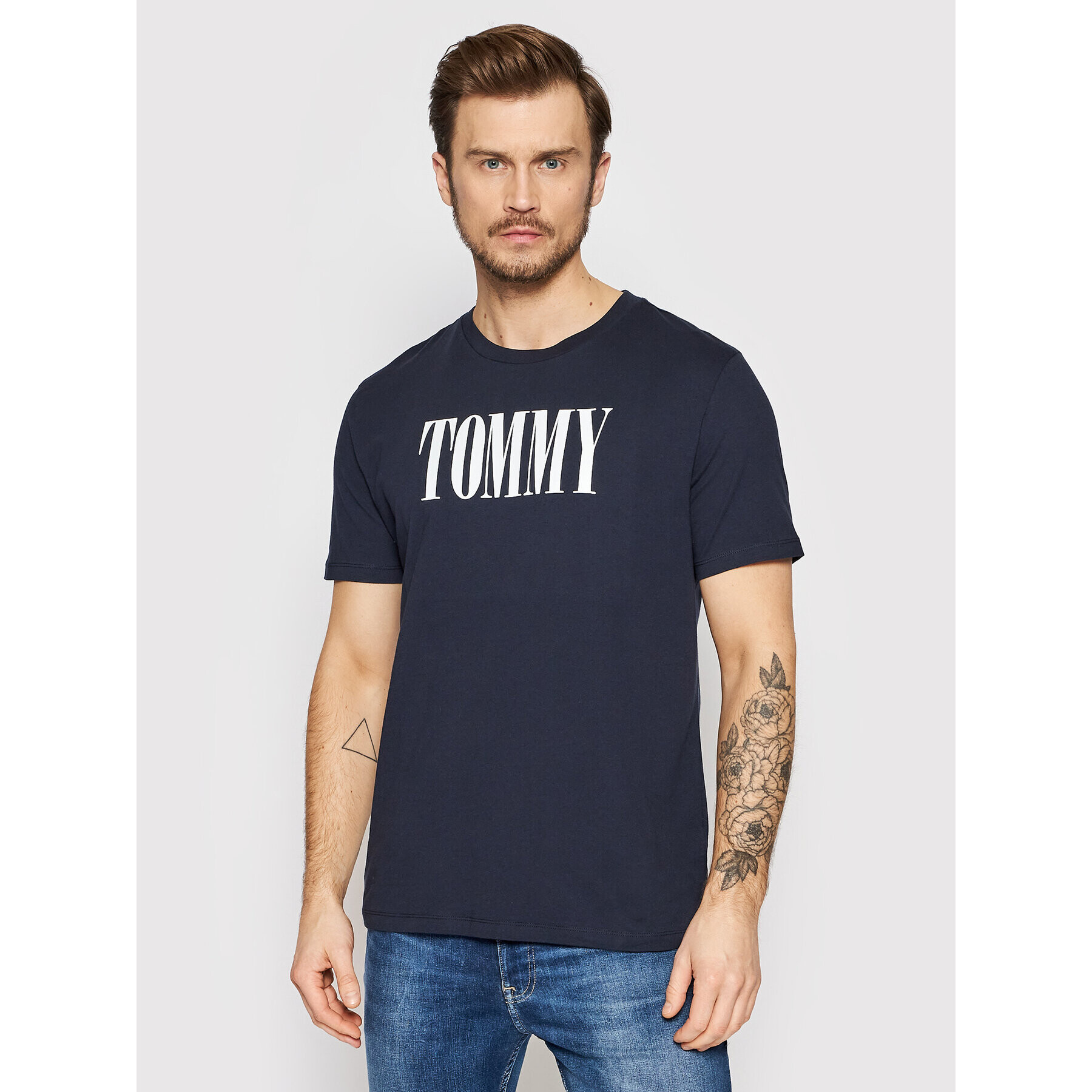 Tommy Hilfiger Póló UM0UM02534 Sötétkék Regular Fit - Pepit.hu