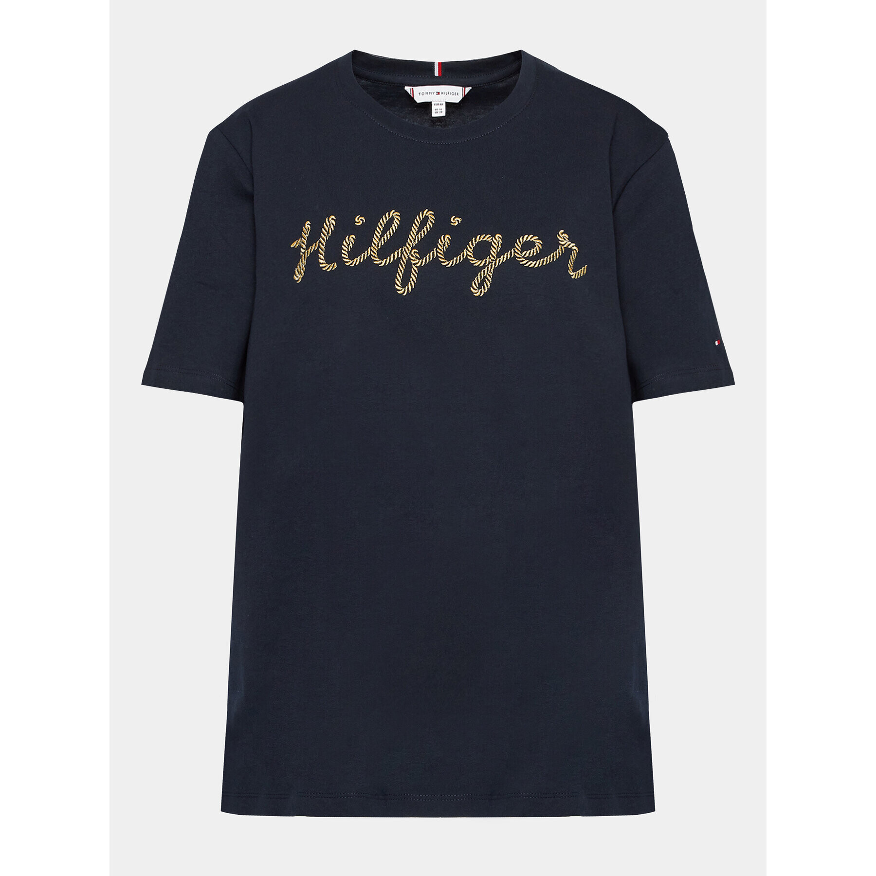 Tommy Hilfiger Póló WW0WW39275 Sötétkék Regular Fit - Pepit.hu