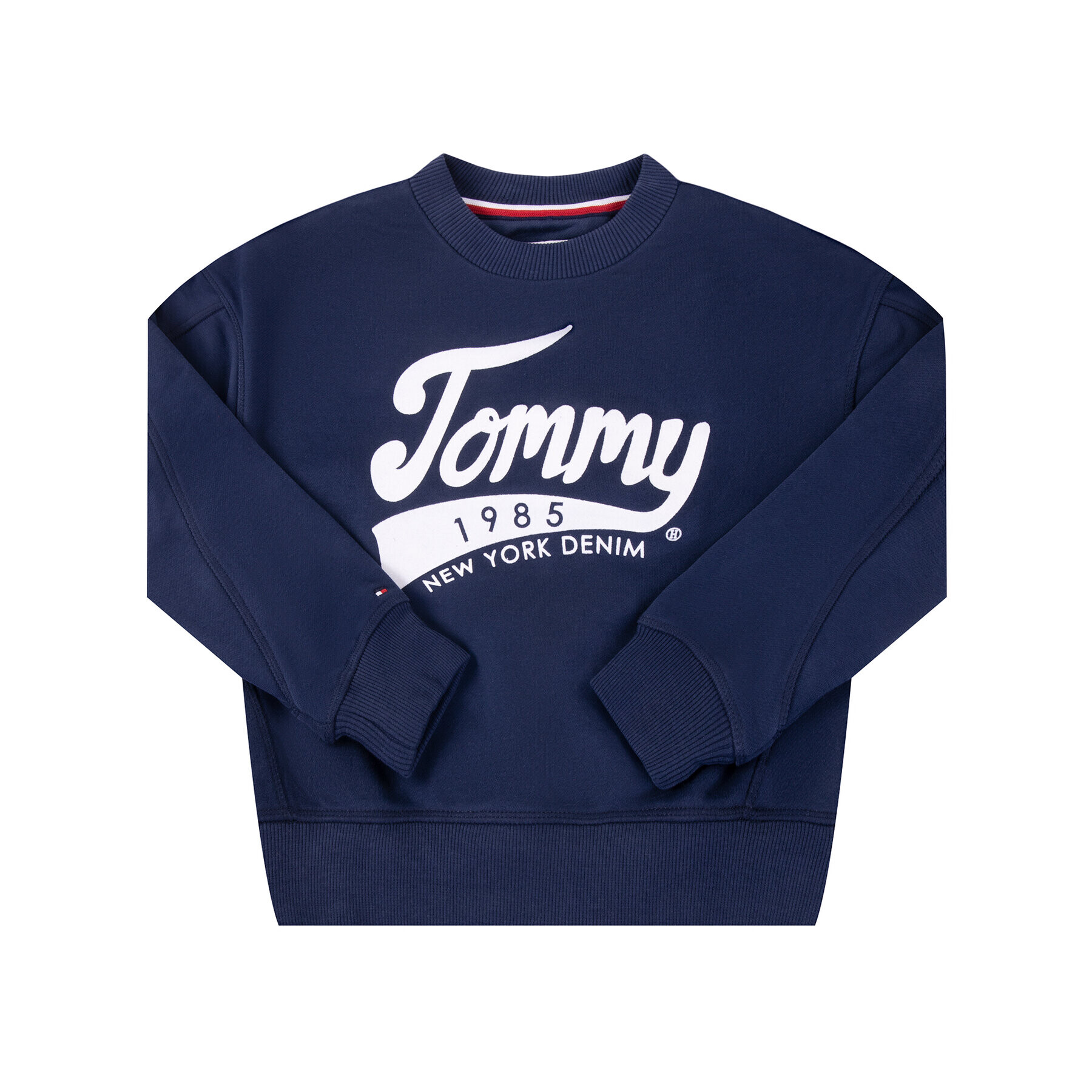 Tommy Hilfiger Pulóver 1985 KG0KG04955 M Sötétkék Regular Fit - Pepit.hu