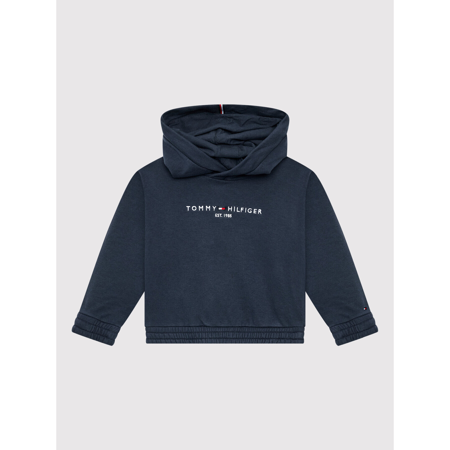 Tommy Hilfiger Pulóver Essential KG0KG06587 Sötétkék Regular Fit - Pepit.hu