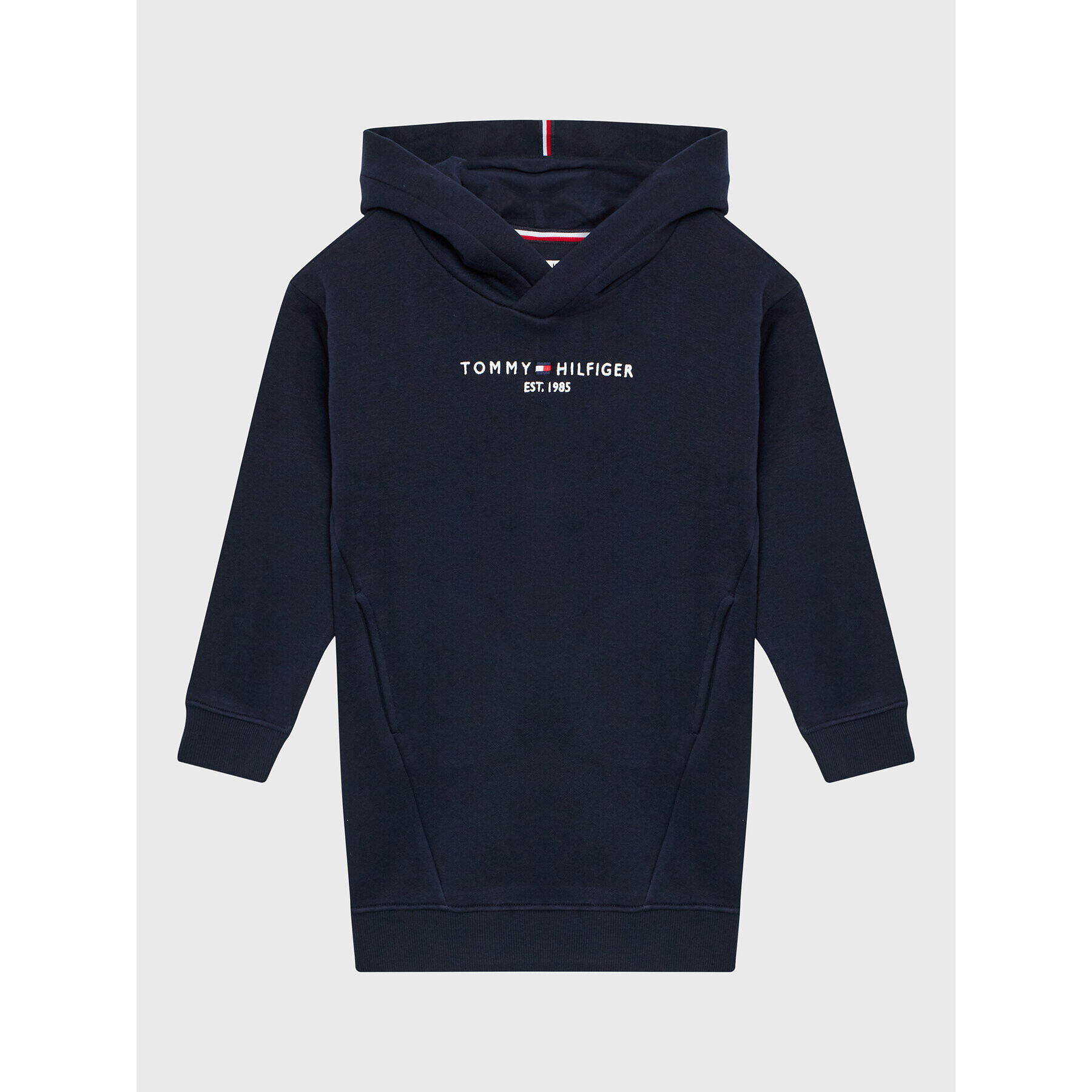 Tommy Hilfiger Pulóver Essential KG0KG06695 D Sötétkék Regular Fit - Pepit.hu