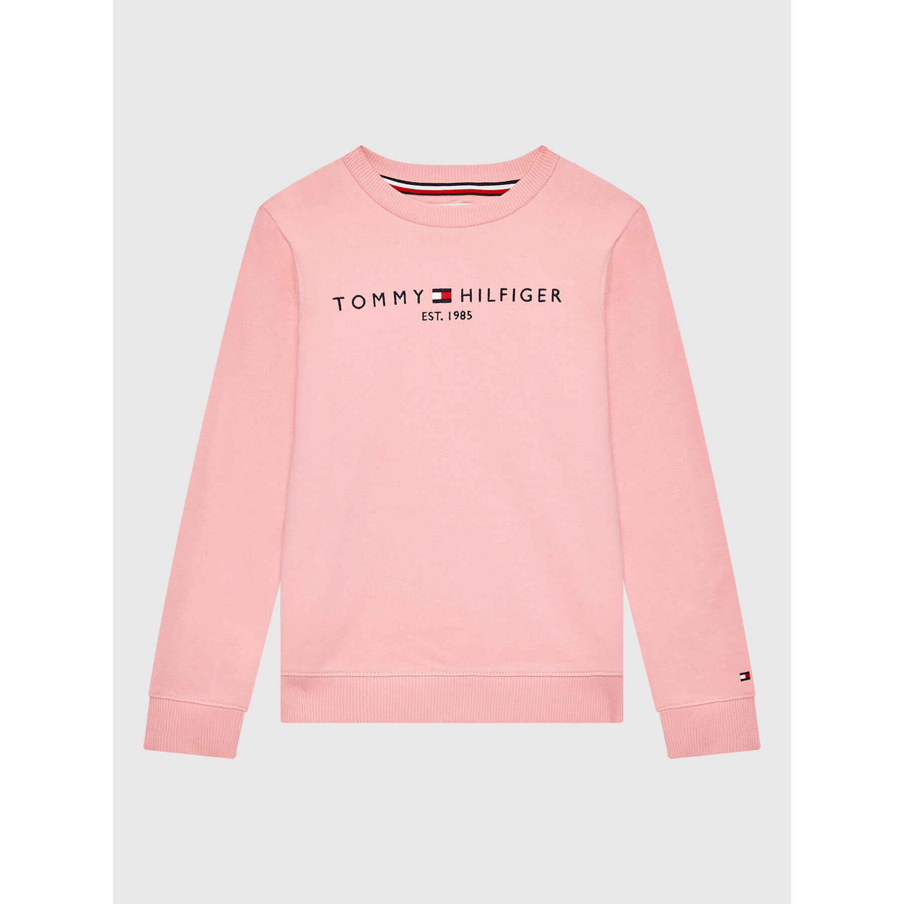 Tommy Hilfiger Pulóver Essential KS0KS00204 D Rózsaszín Regular Fit - Pepit.hu