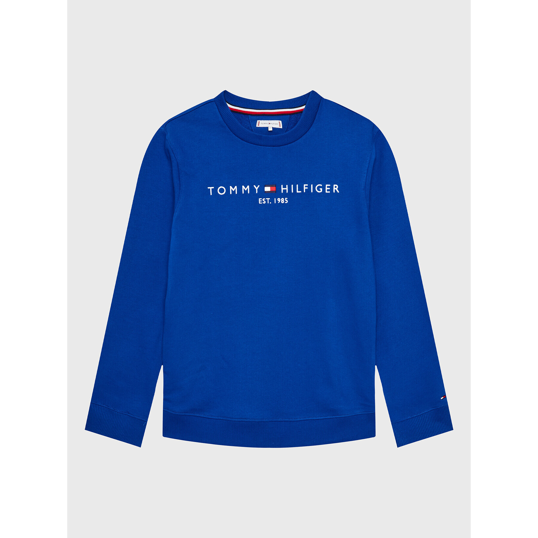 Tommy Hilfiger Pulóver Essential KS0KS00204 D Sötétkék Regular Fit - Pepit.hu