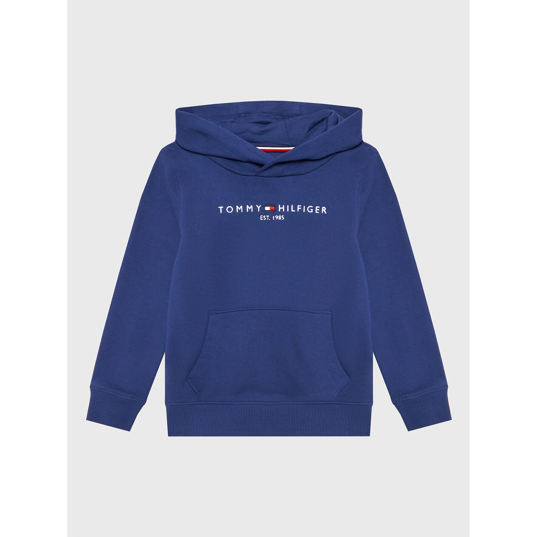 Tommy Hilfiger Pulóver Essential KS0KS00205 D Kék Regular Fit - Pepit.hu