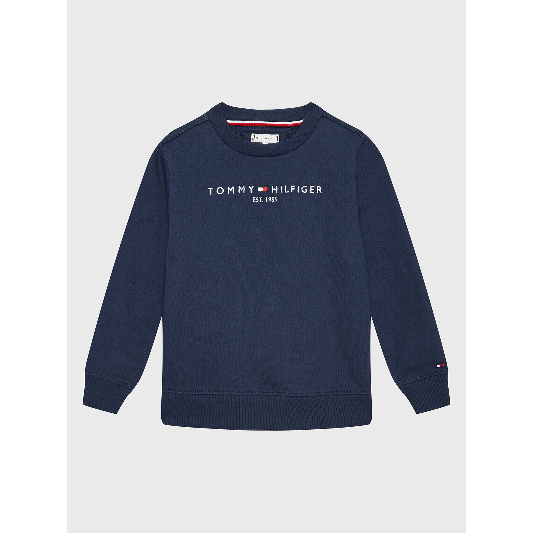 Tommy Hilfiger Pulóver Essential KS0KS00212 M Sötétkék Regular Fit - Pepit.hu