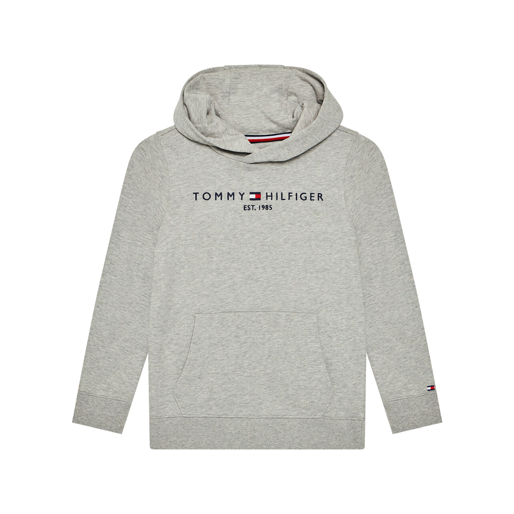 Tommy Hilfiger Pulóver Essential KS0KS00213 Szürke Regular Fit - Pepit.hu