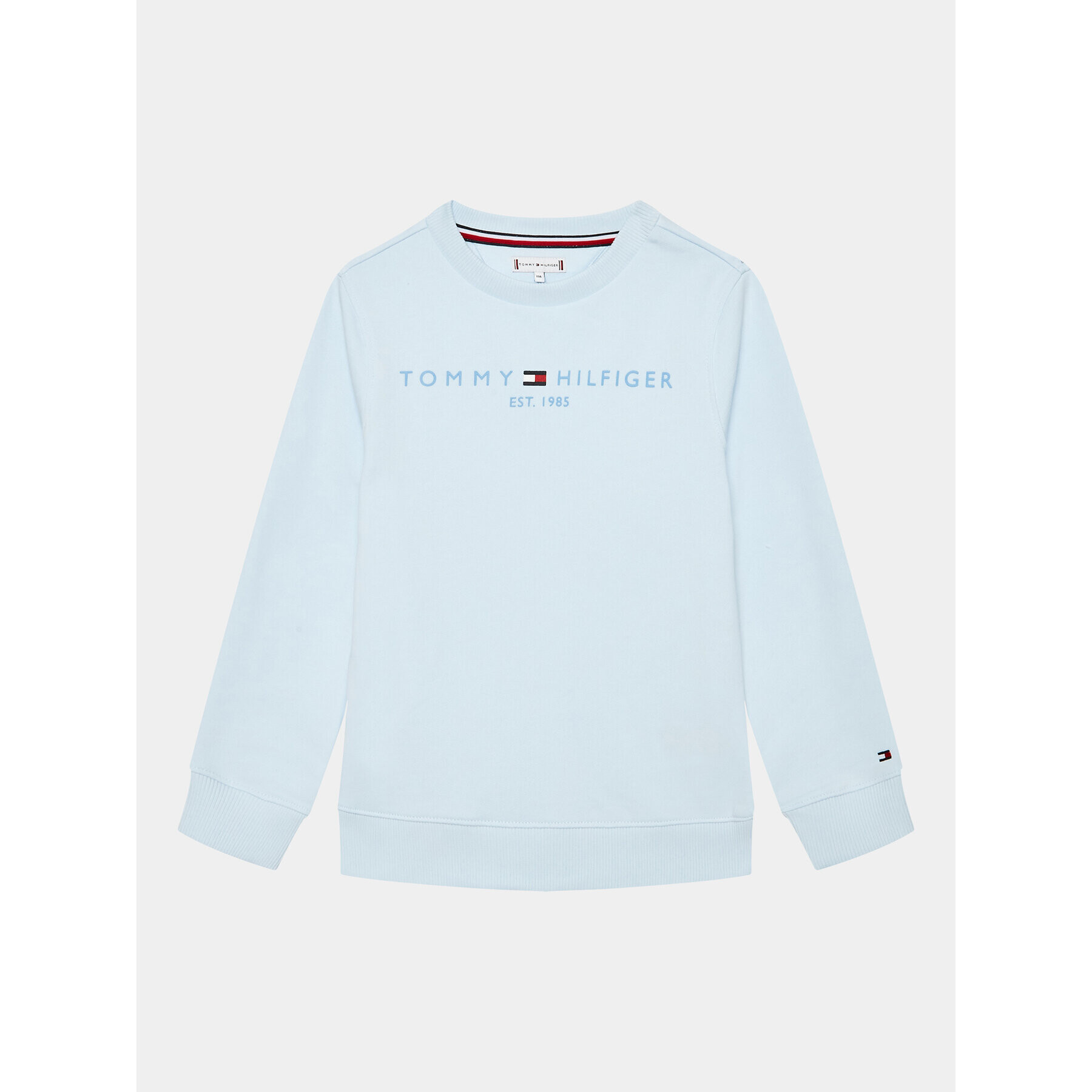 Tommy Hilfiger Pulóver Essential KS0KS00398 M Kék Regular Fit - Pepit.hu