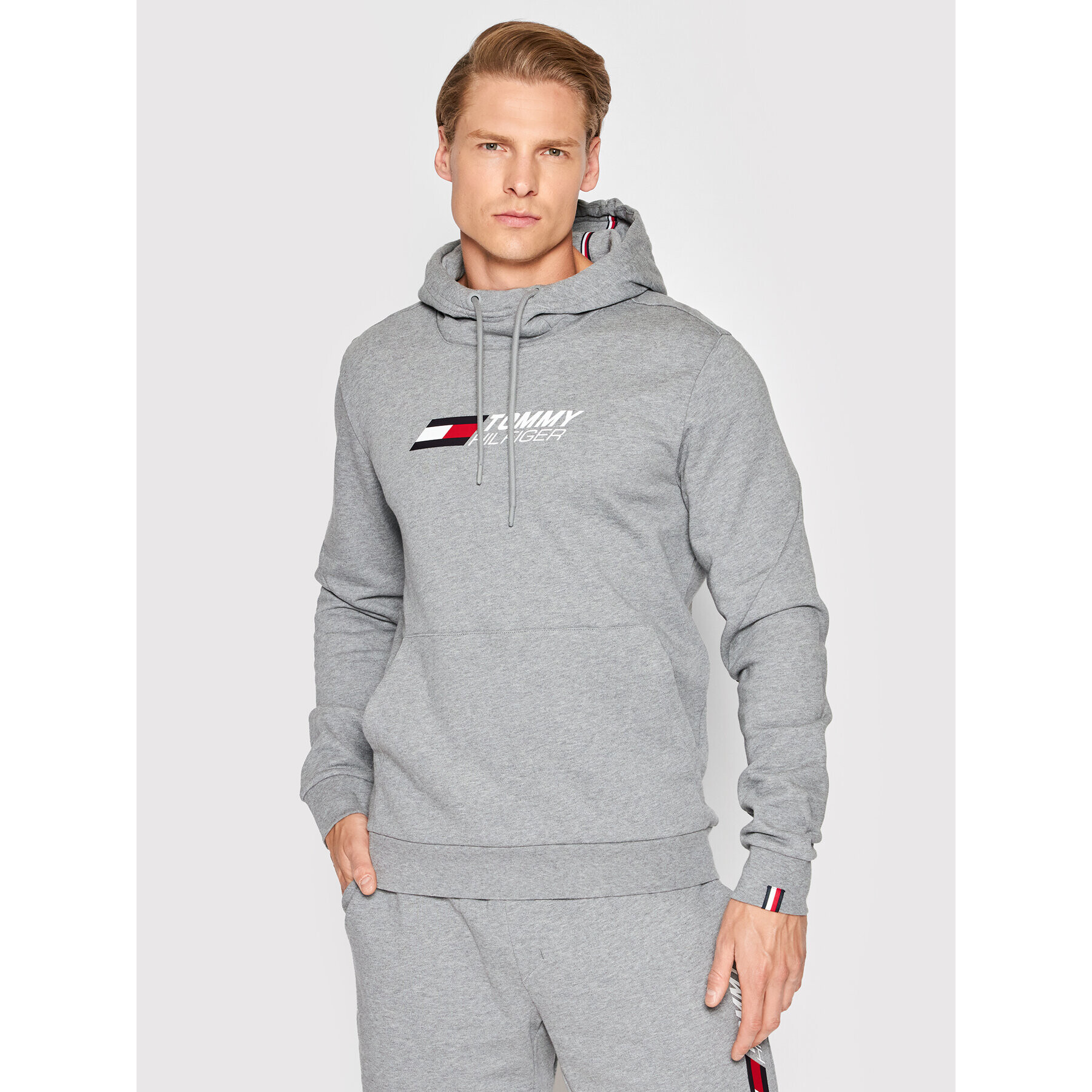 Tommy Hilfiger Pulóver Essentials MW0MW22742 Szürke Regular Fit - Pepit.hu