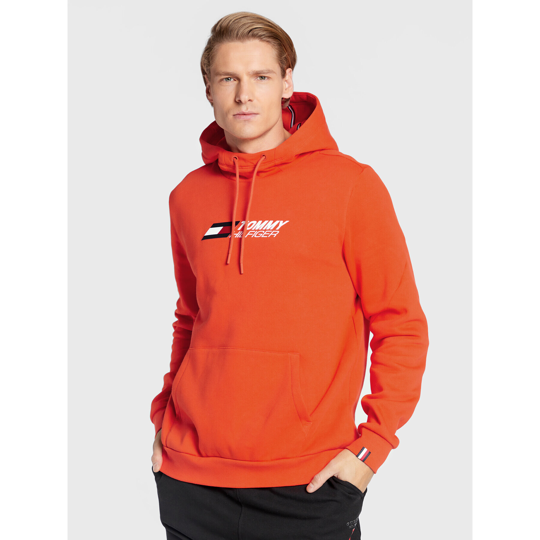 Tommy Hilfiger Pulóver Essentials MW0MW27926 Narancssárga Regular Fit - Pepit.hu