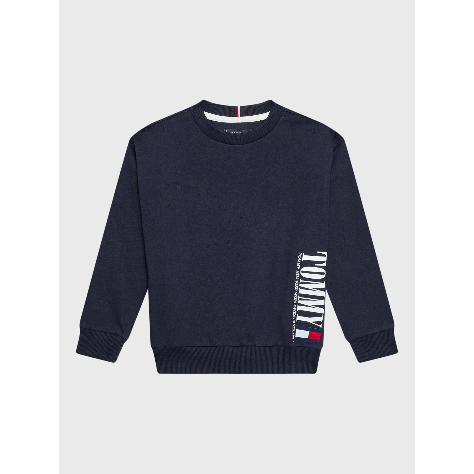 Tommy Hilfiger Pulóver Graphic KB0KB07772 D Sötétkék Regular Fit - Pepit.hu