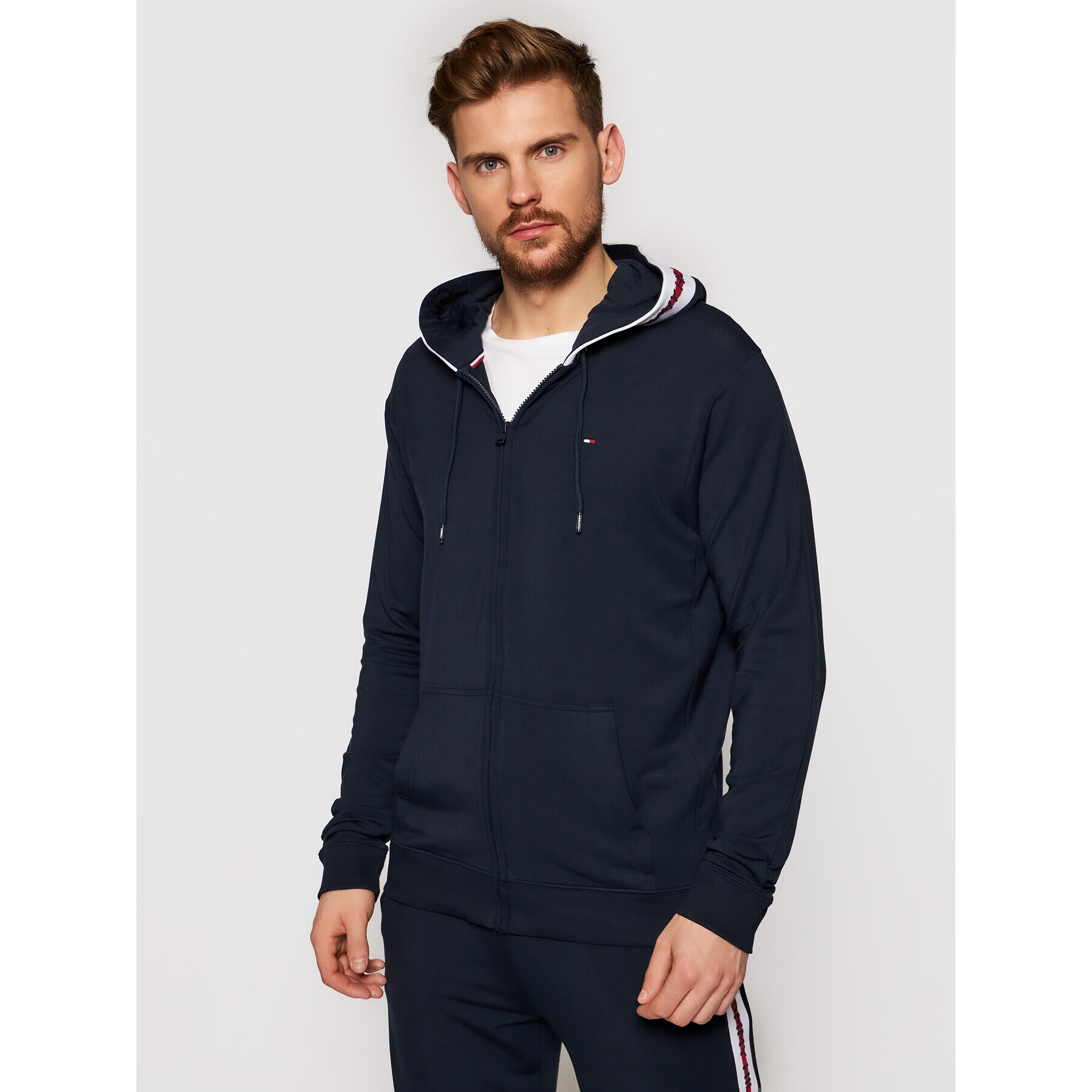 Tommy Hilfiger Pulóver Hwk UM0UM01929 Sötétkék Regular Fit - Pepit.hu