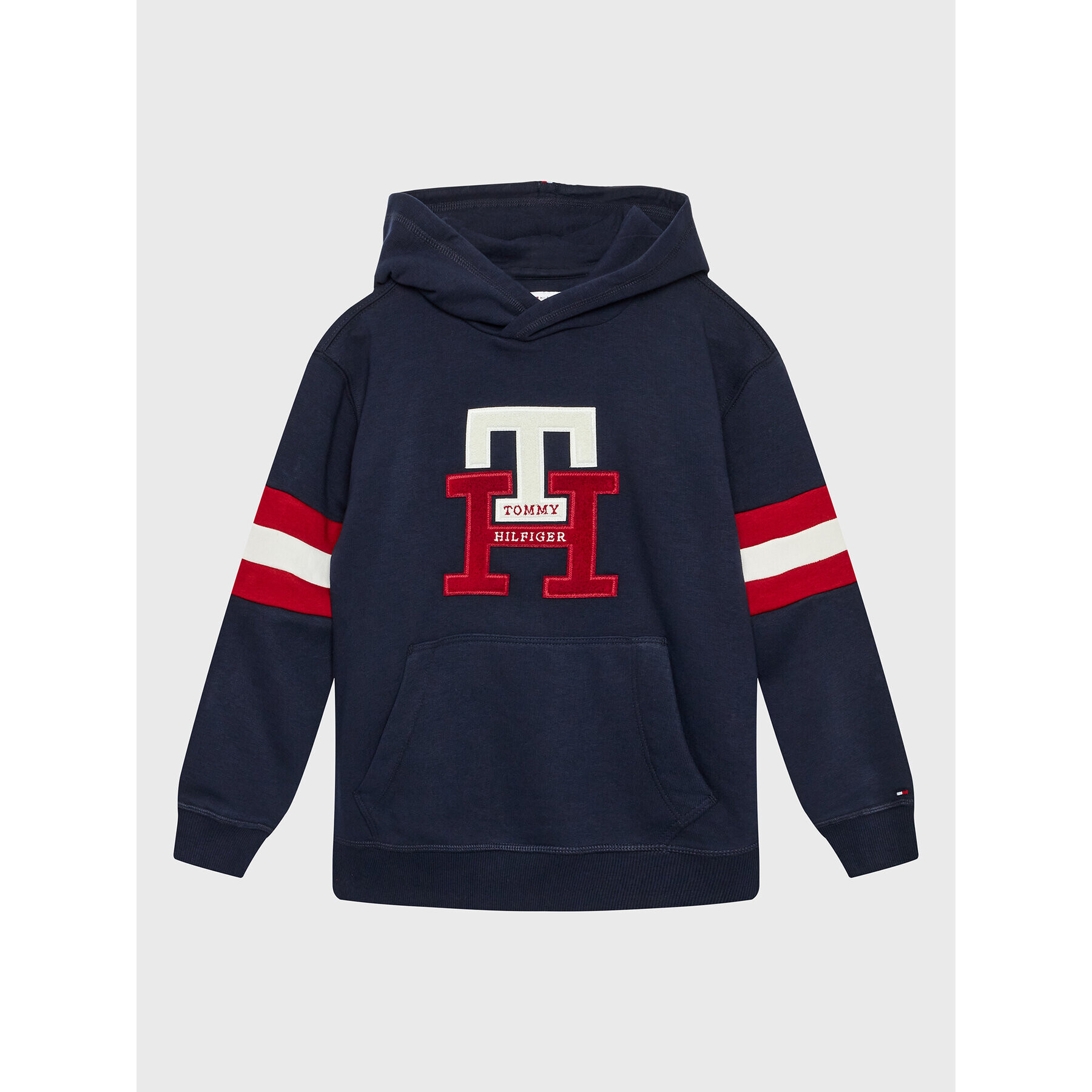 Tommy Hilfiger Pulóver Icon Monogram KS0KS00312 D Sötétkék Regular Fit - Pepit.hu