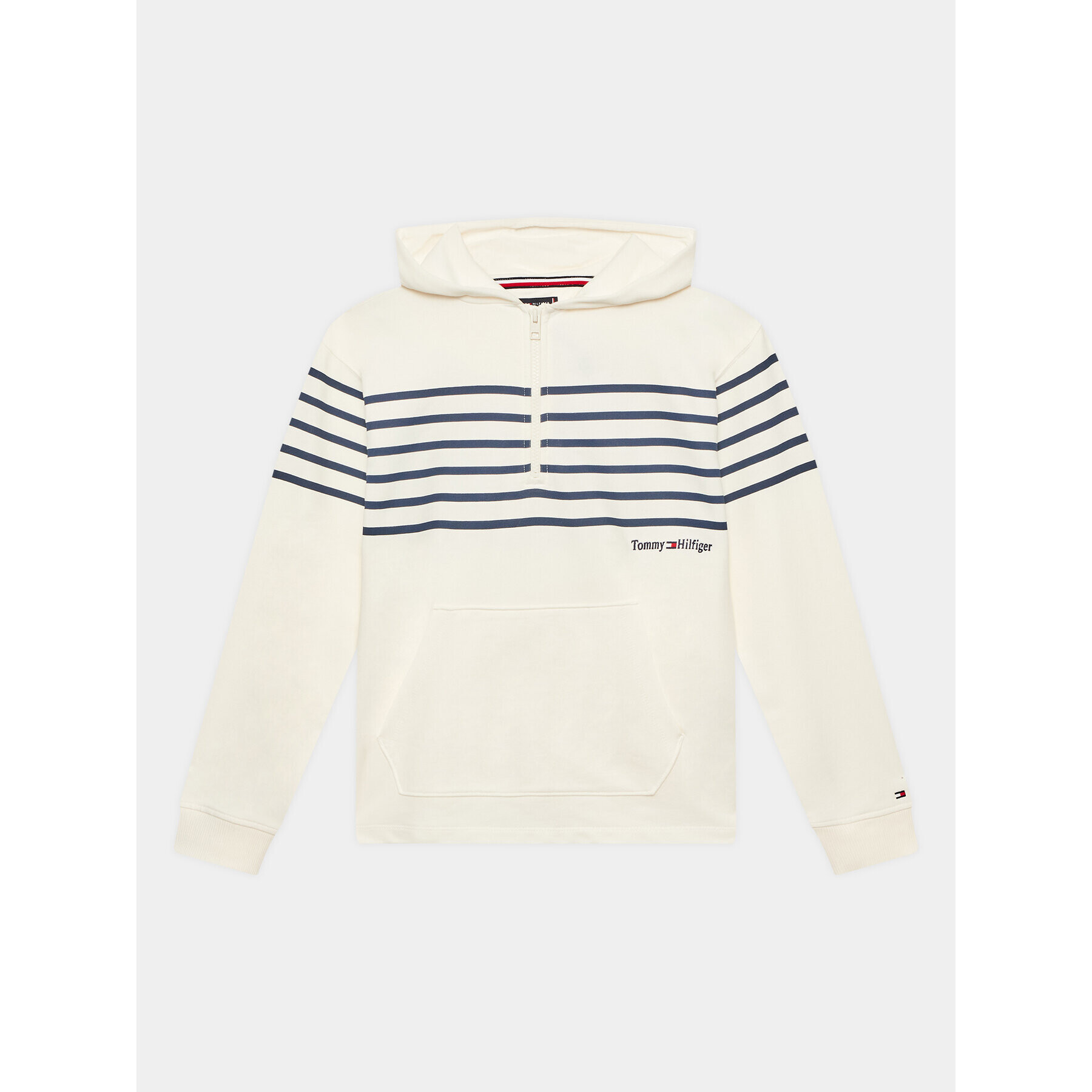 Tommy Hilfiger Pulóver KB0KB08232 D Ekru Regular Fit - Pepit.hu