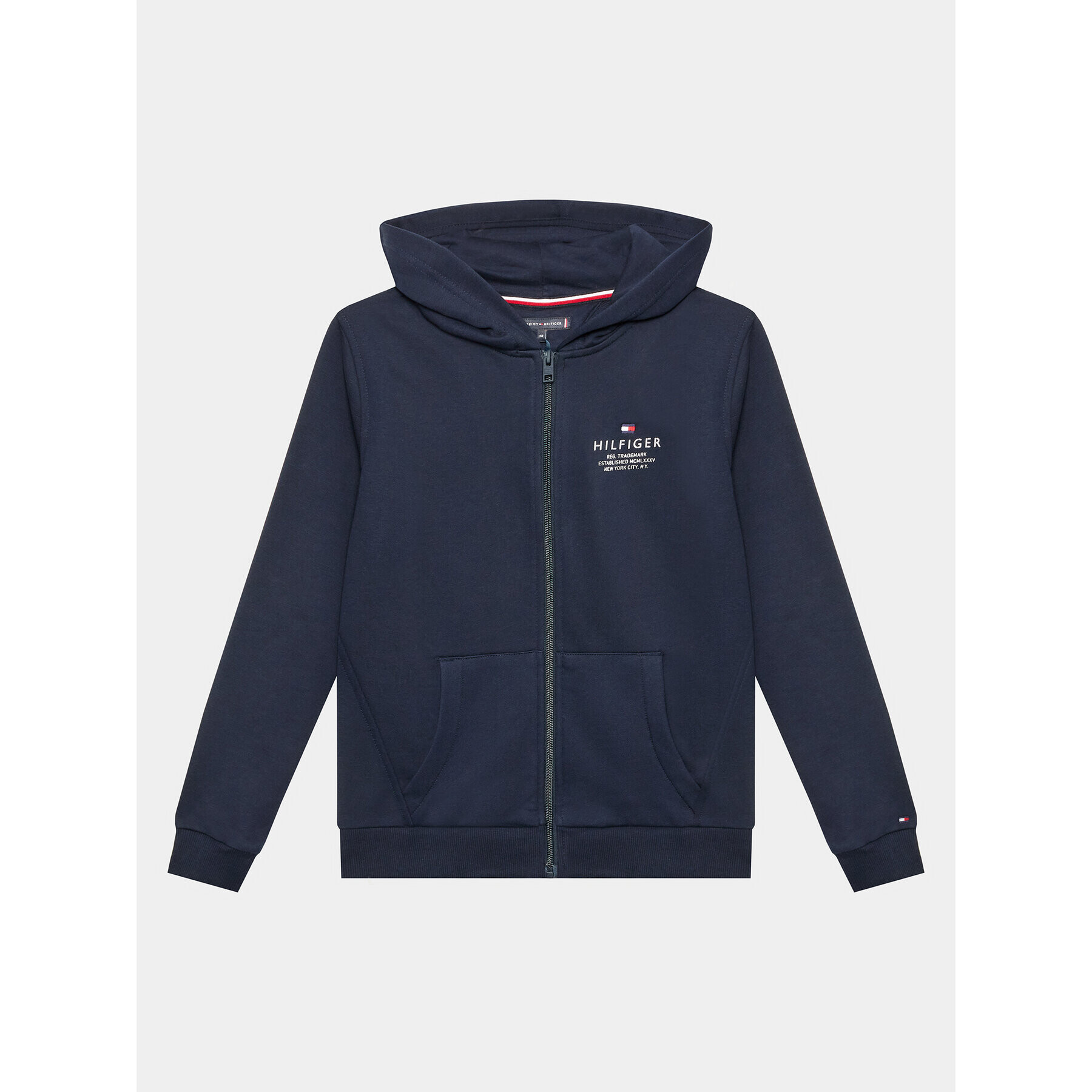 Tommy Hilfiger Pulóver KB0KB08233 D Sötétkék Regular Fit - Pepit.hu