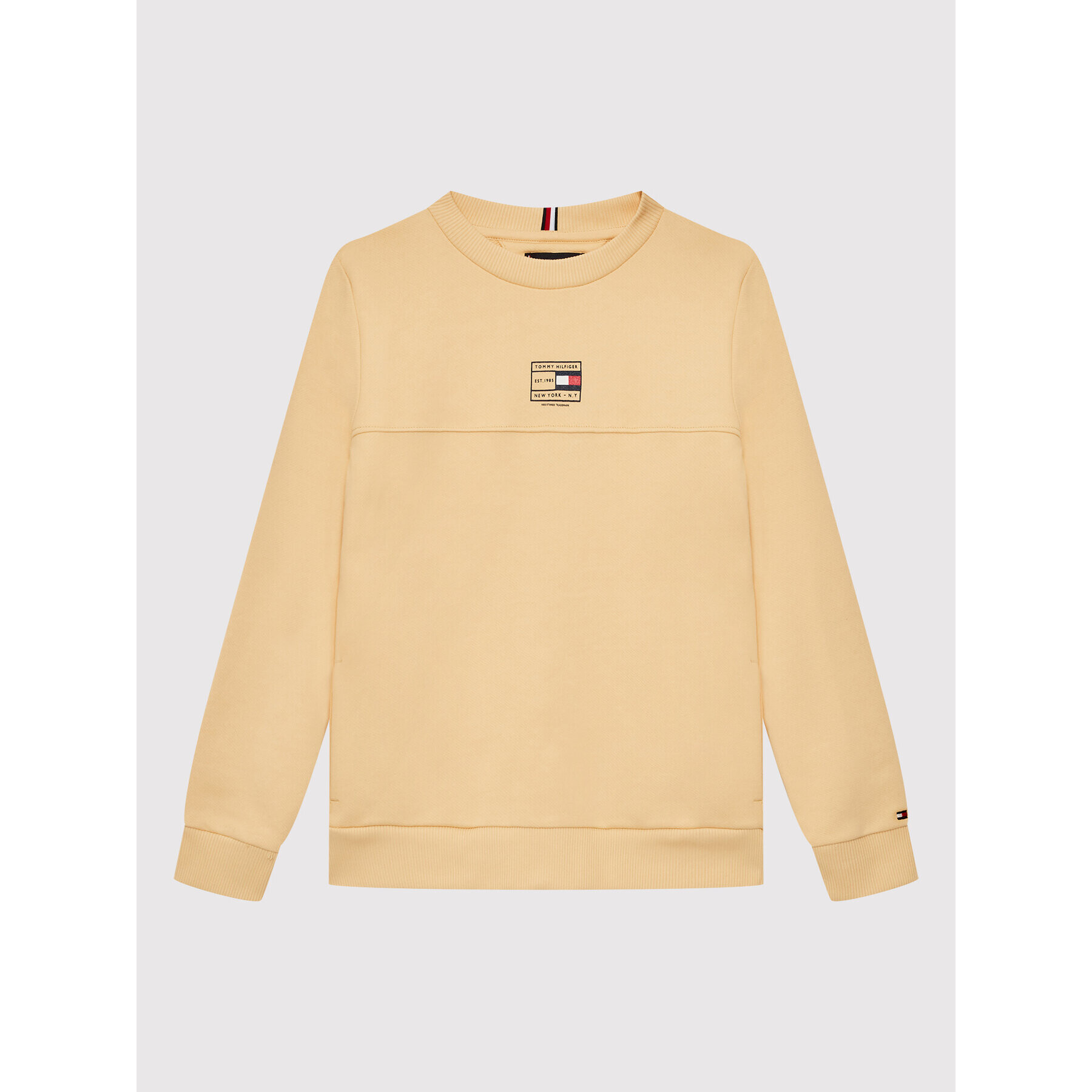 Tommy Hilfiger Pulóver Natural Dye KB0KB07538 D Bézs Regular Fit - Pepit.hu