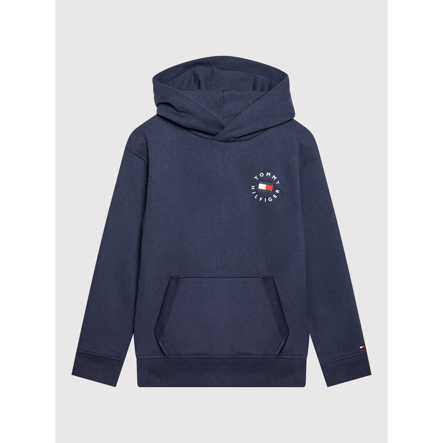 Tommy Hilfiger Pulóver U Heritage Badge KS0KS00194 D Sötétkék Regular Fit - Pepit.hu