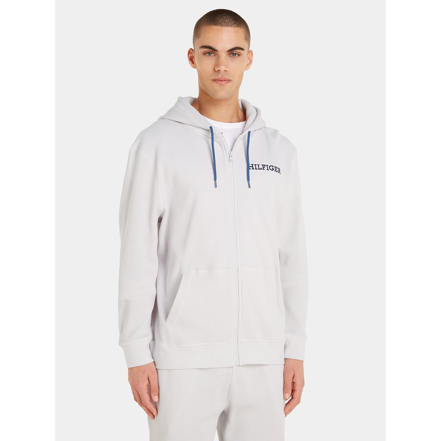 Tommy Hilfiger Pulóver UM0UM03131 Szürke Regular Fit - Pepit.hu