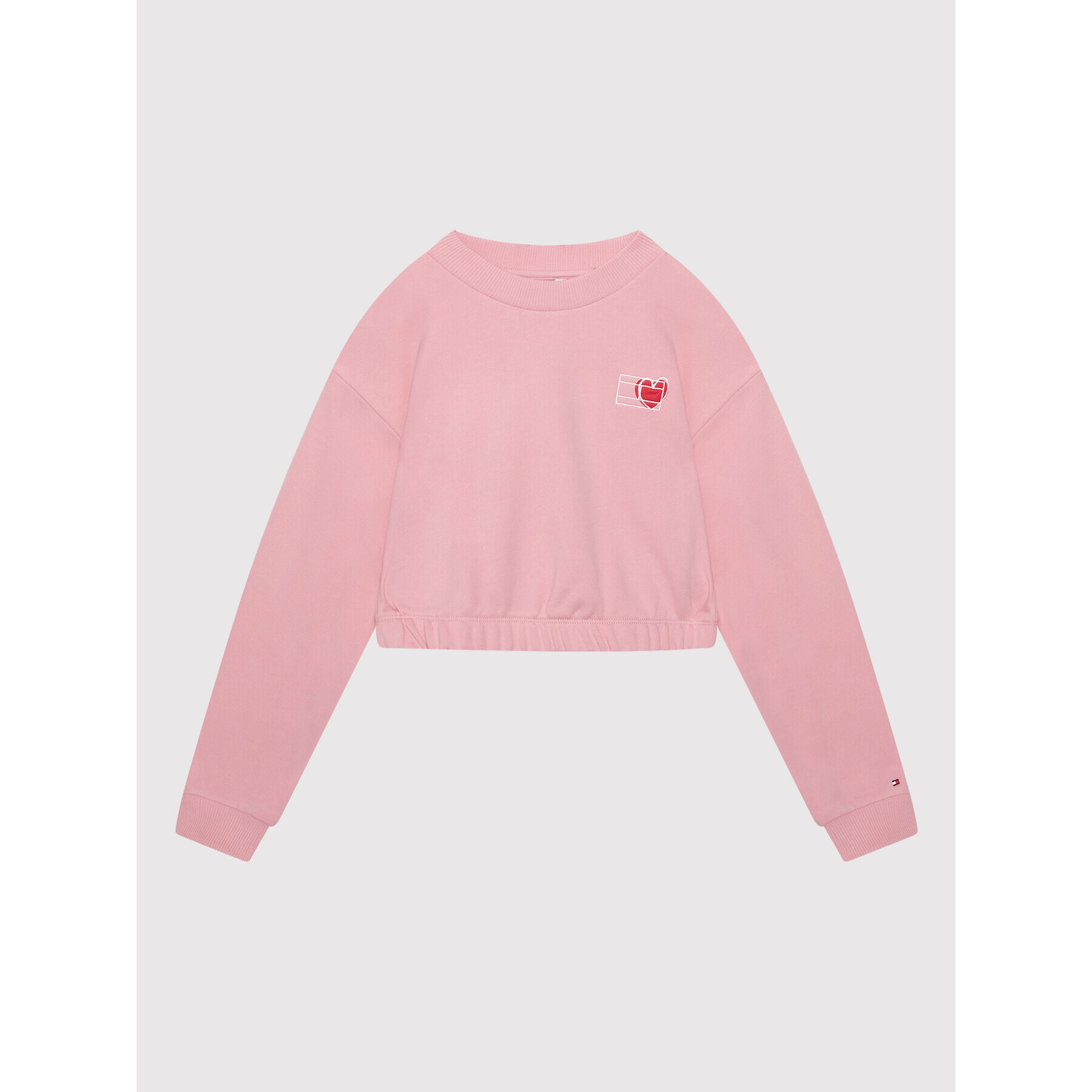 Tommy Hilfiger Pulóver Valentines Day KG0KG06786 Rózsaszín Cropped Fit - Pepit.hu