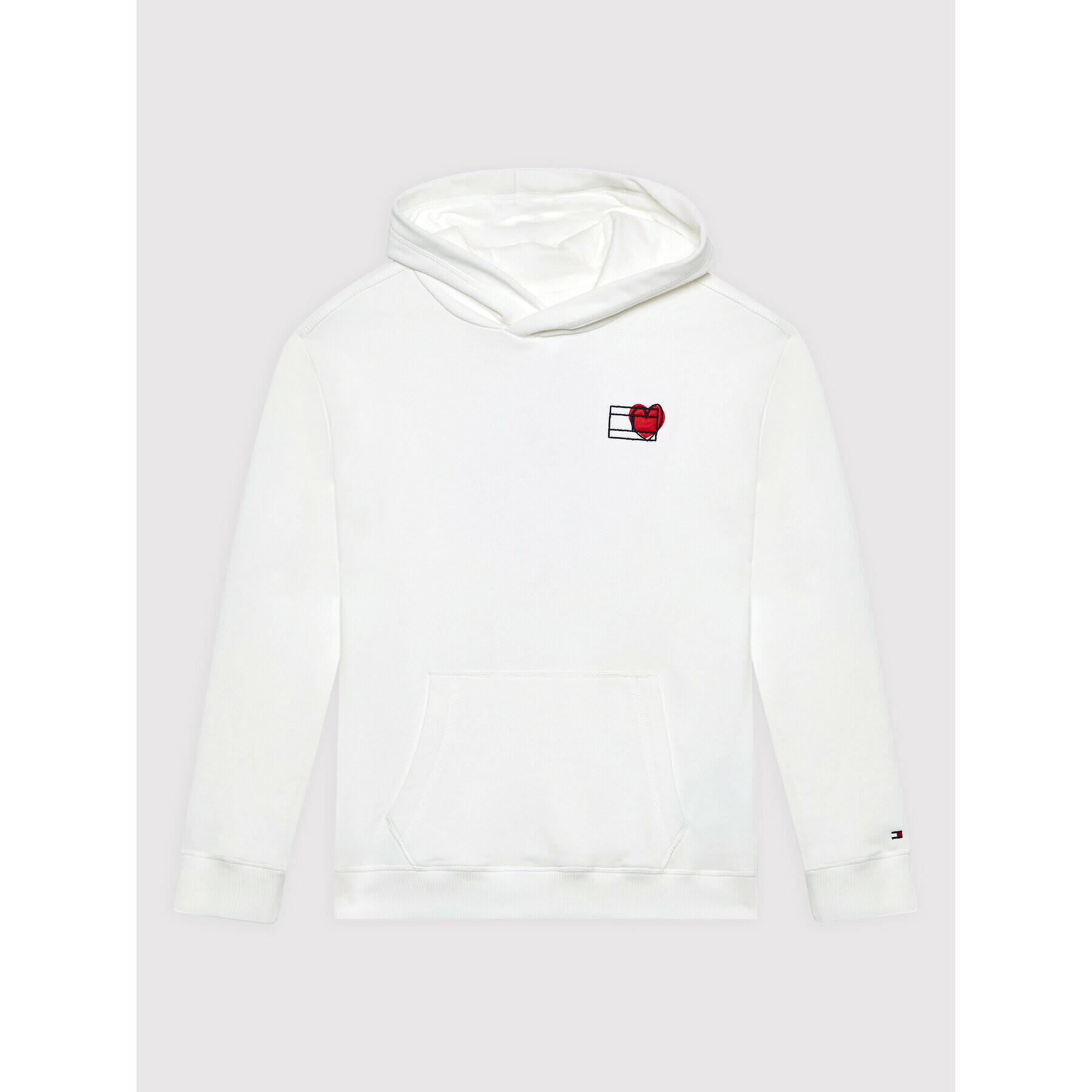 Tommy Hilfiger Pulóver Valentines Day KS0KS00257 Fehér Relaxed Fit - Pepit.hu