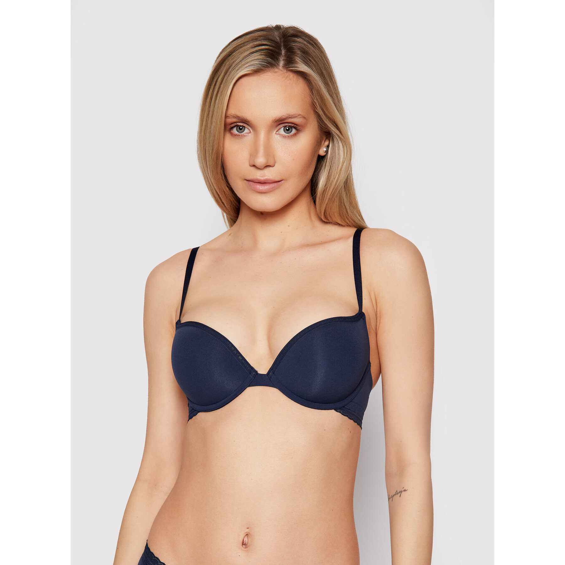 Tommy Hilfiger Push up melltartó UW0UW00305 Sötétkék - Pepit.hu