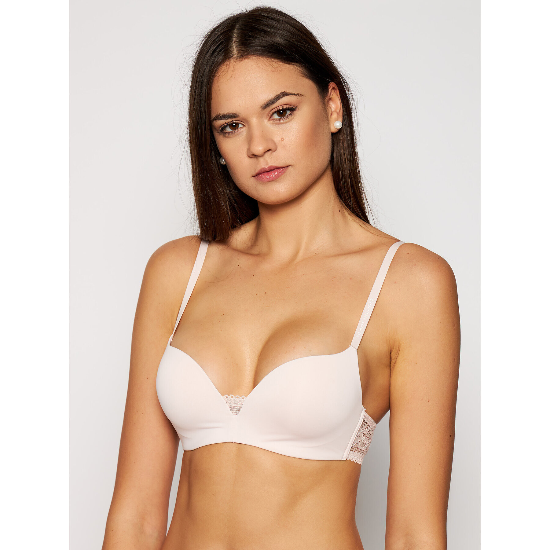 Tommy Hilfiger Push up melltartó UW0UW02405 Rózsaszín - Pepit.hu