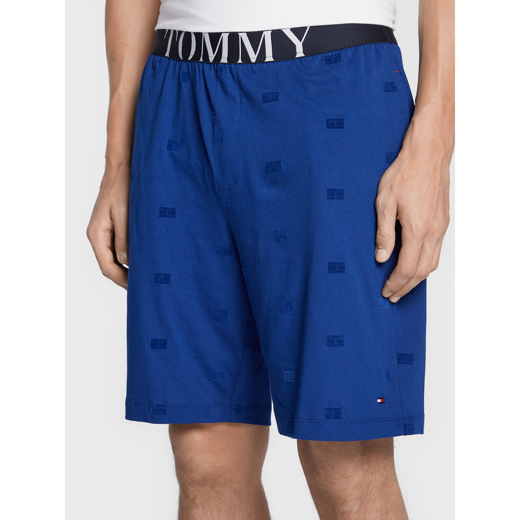 Tommy Hilfiger Rövid pizsama nadrág UM0UM02394 Kék Regular Fit - Pepit.hu