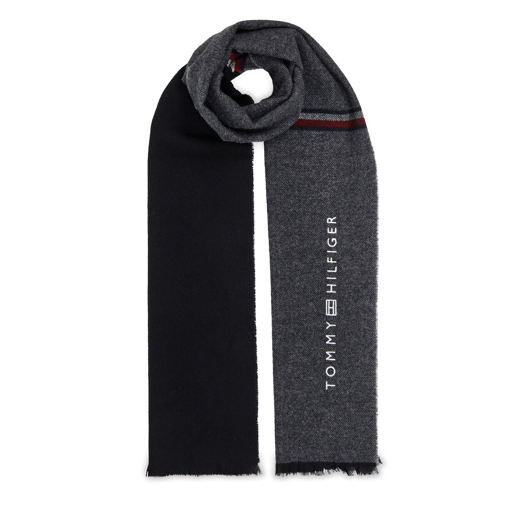 Tommy Hilfiger Sál Corporate Woven Scarf AM0AM11487 Szürke - Pepit.hu