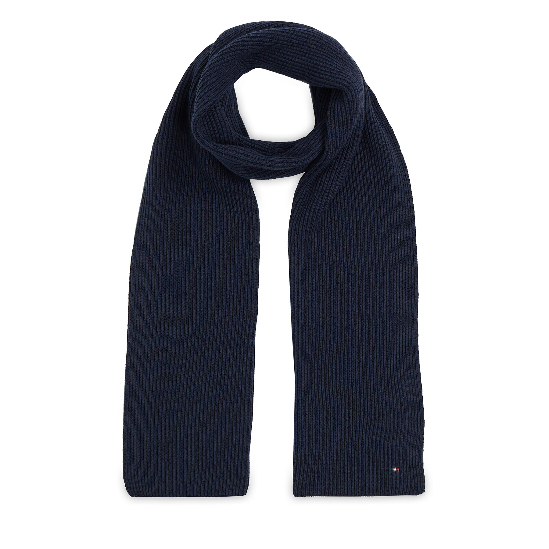 Tommy Hilfiger Sál Essential Flag Scarf AW0AW15348 Sötétkék - Pepit.hu