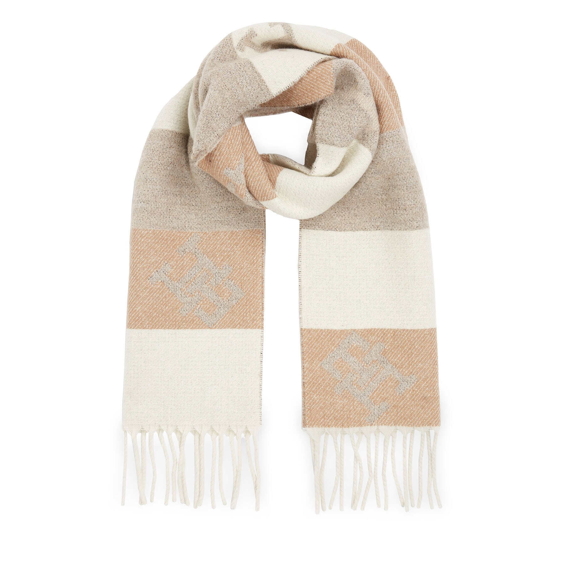 Tommy Hilfiger Sál Limitless Chic Cb Scarf AW0AW15353 Bézs - Pepit.hu