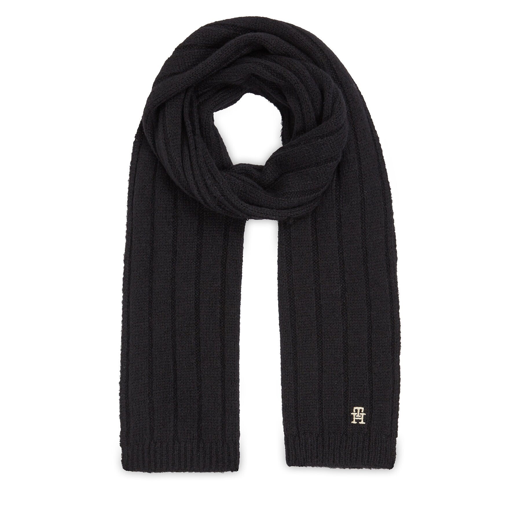 Tommy Hilfiger Sál Th Timeless Scarf AW0AW15351 Fekete - Pepit.hu