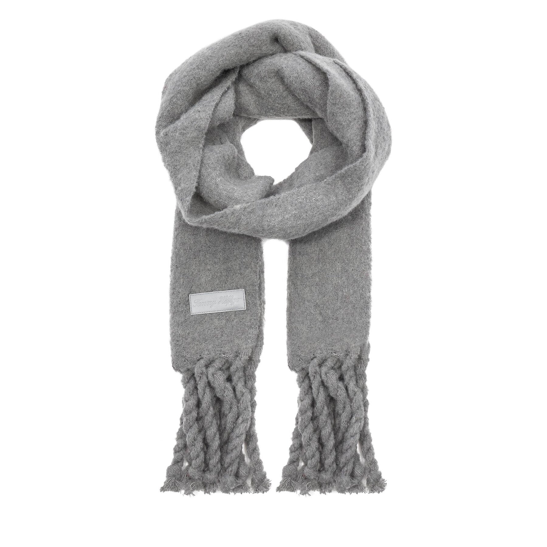 Tommy Hilfiger Sál Tommy Twist Scarf AW0AW15530 Szürke - Pepit.hu