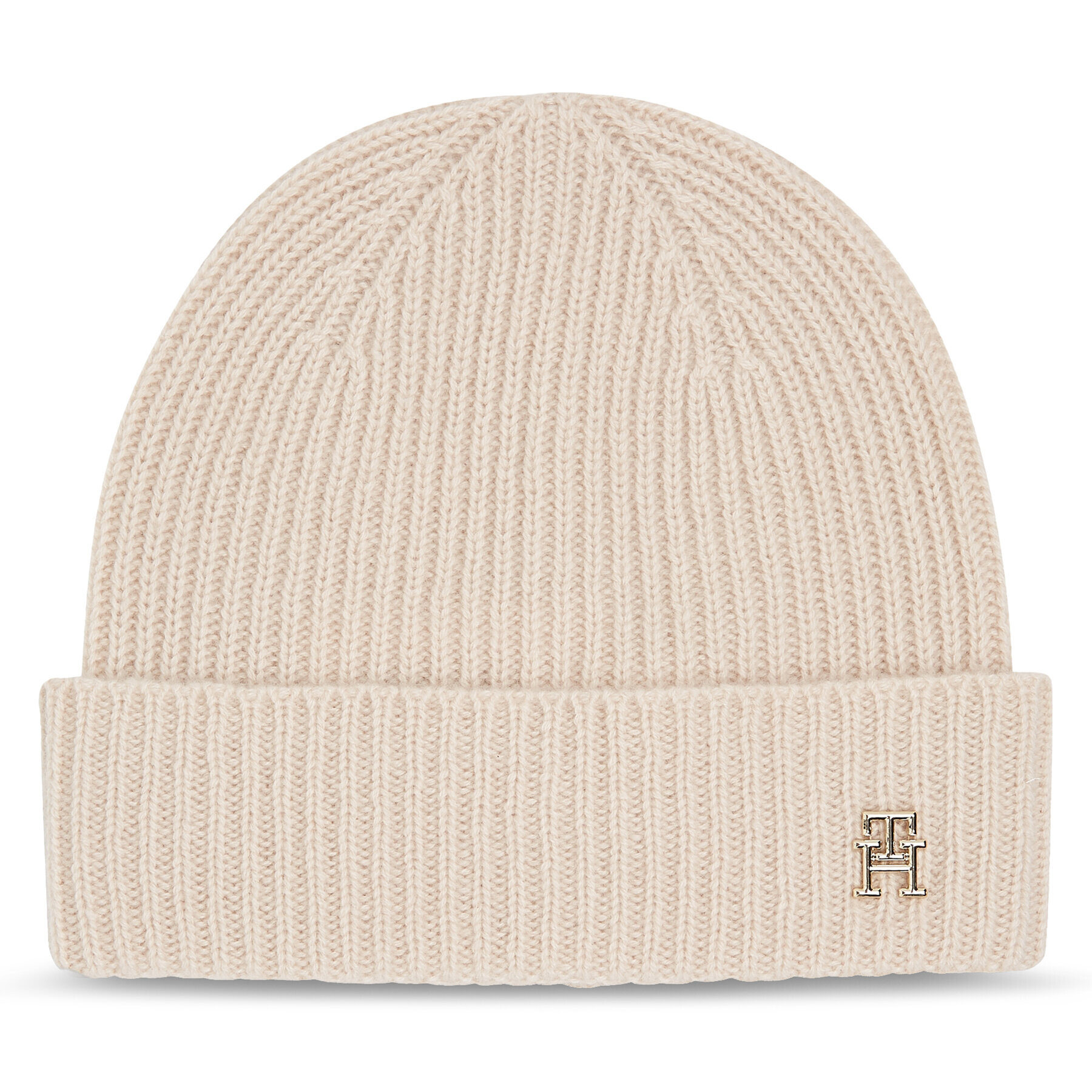 Tommy Hilfiger Sapka Cashmere Chic Beanie AW0AW15321 Bézs - Pepit.hu