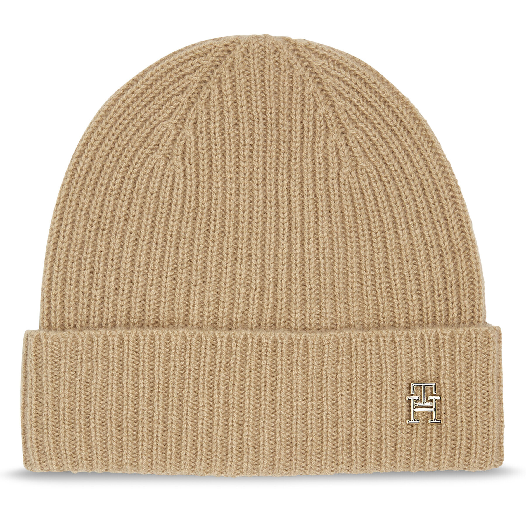 Tommy Hilfiger Sapka Cashmere Chic Beanie AW0AW15321 Bézs - Pepit.hu