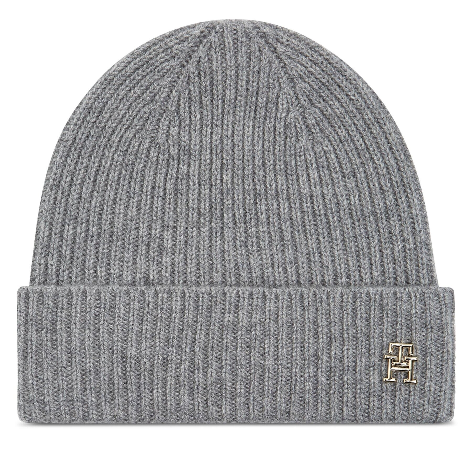 Tommy Hilfiger Sapka Cashmere Chic Beanie AW0AW15321 Szürke - Pepit.hu