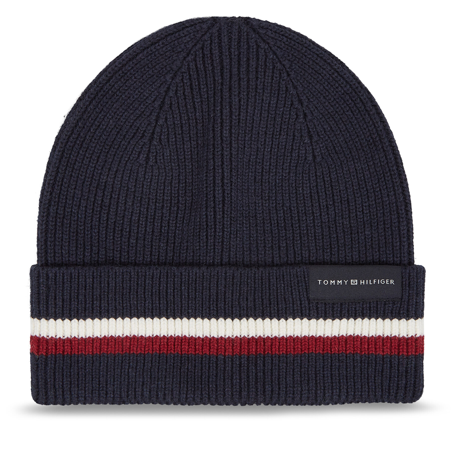 Tommy Hilfiger Sapka Corporate Beanie AM0AM11484 Sötétkék - Pepit.hu