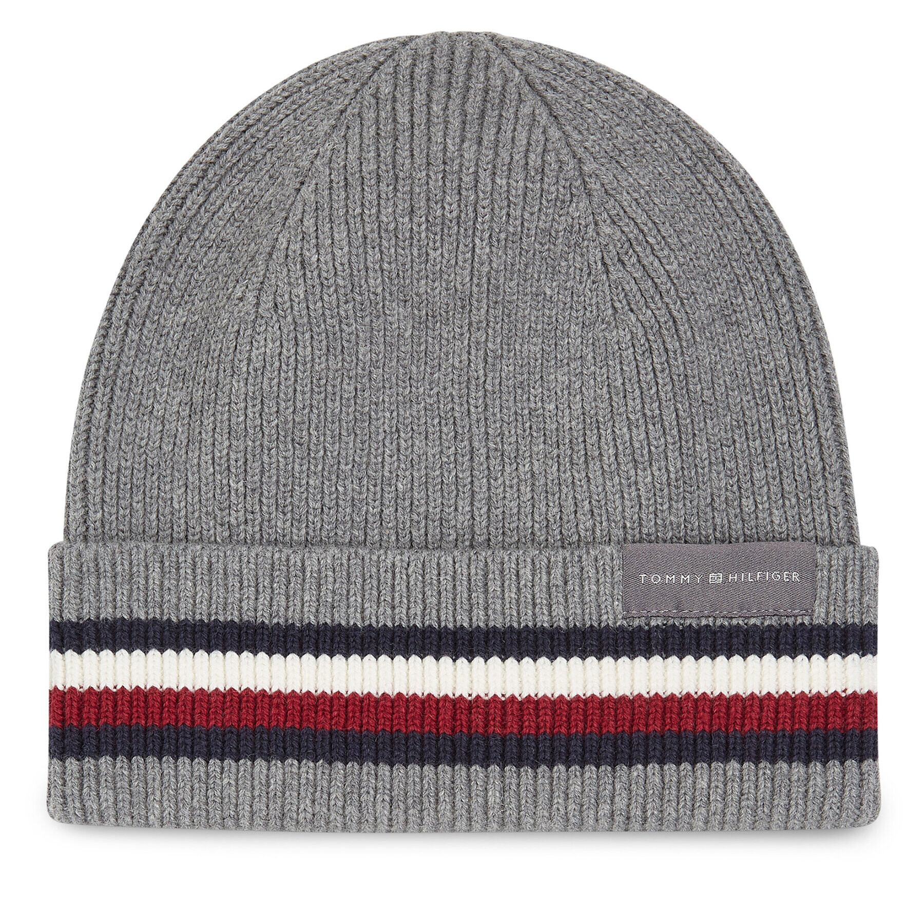 Tommy Hilfiger Sapka Corporate Beanie AM0AM11484 Szürke - Pepit.hu