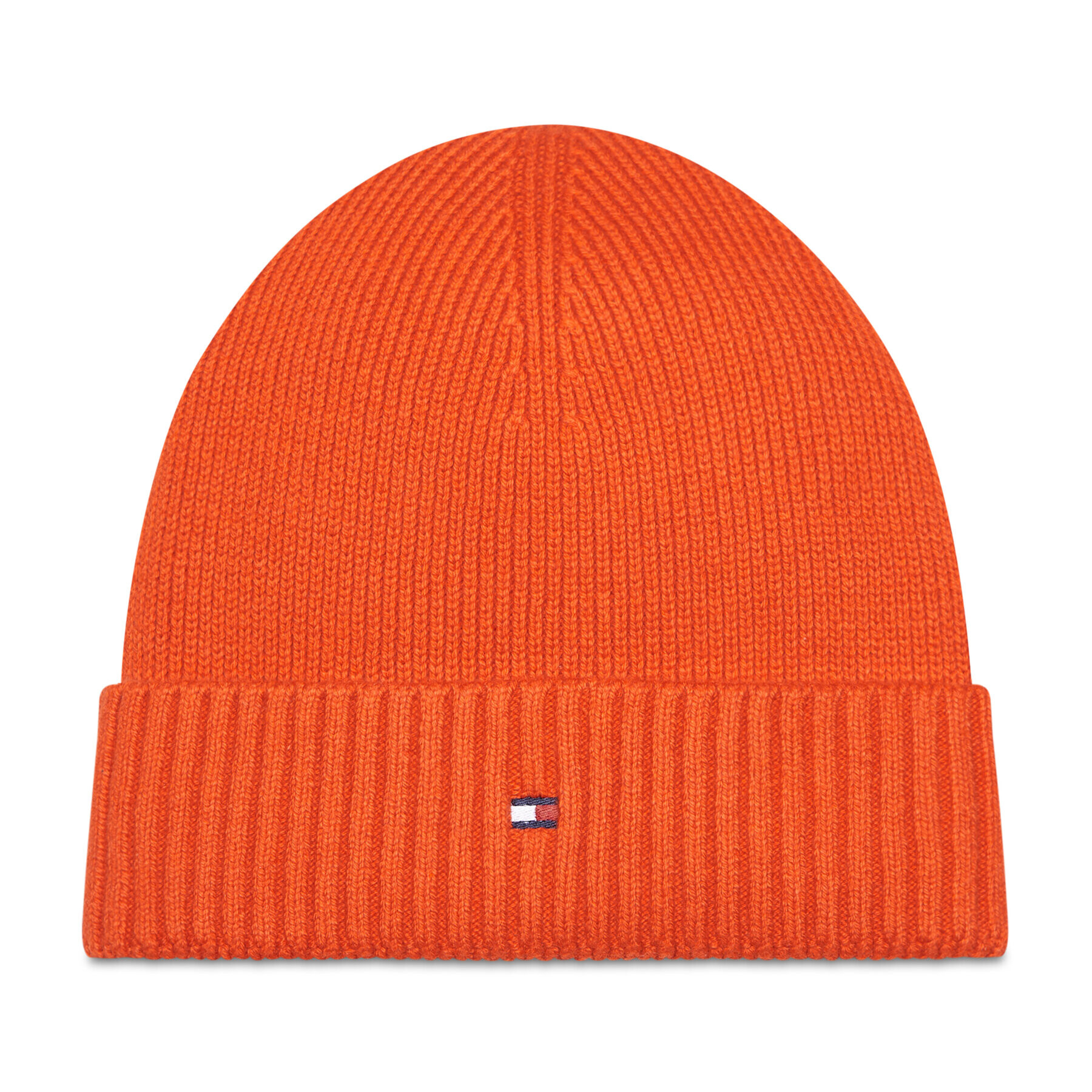 Tommy Hilfiger Sapka Essential Flag Beanie AM0AM10337 Narancssárga - Pepit.hu