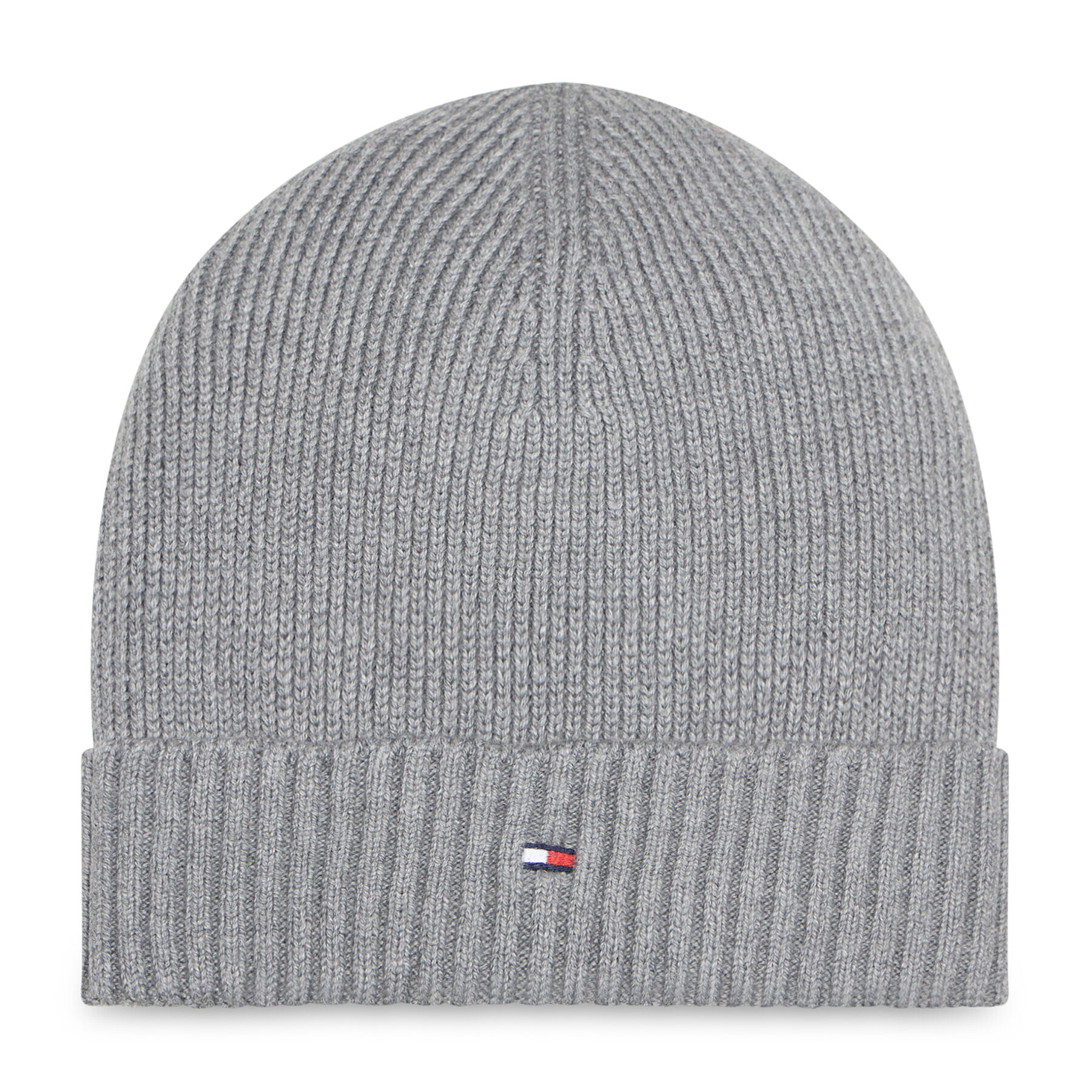 Tommy Hilfiger Sapka Essential Flag Beanie AM0AM10337 Szürke - Pepit.hu