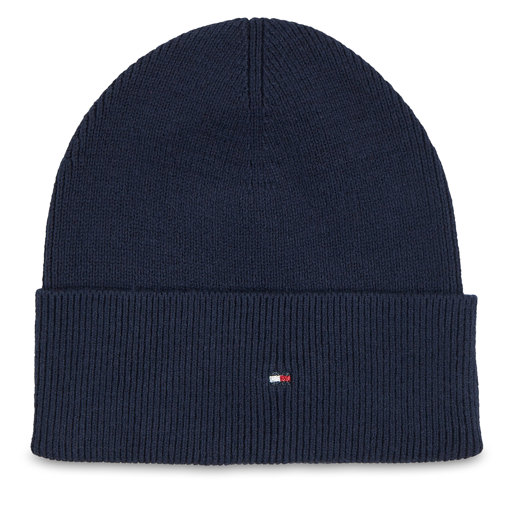 Tommy Hilfiger Sapka Essential Flag Beanie AW0AW15309 Sötétkék - Pepit.hu