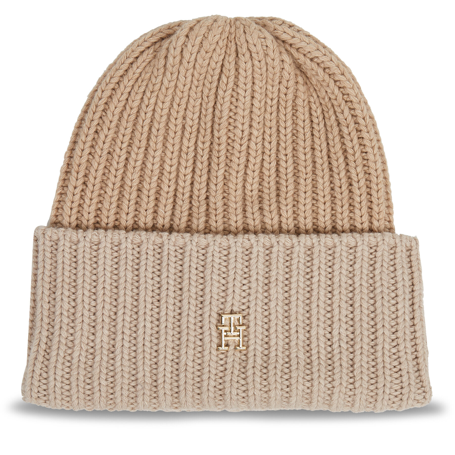 Tommy Hilfiger Sapka Limitless Chic Beanie AW0AW15299 Bézs - Pepit.hu