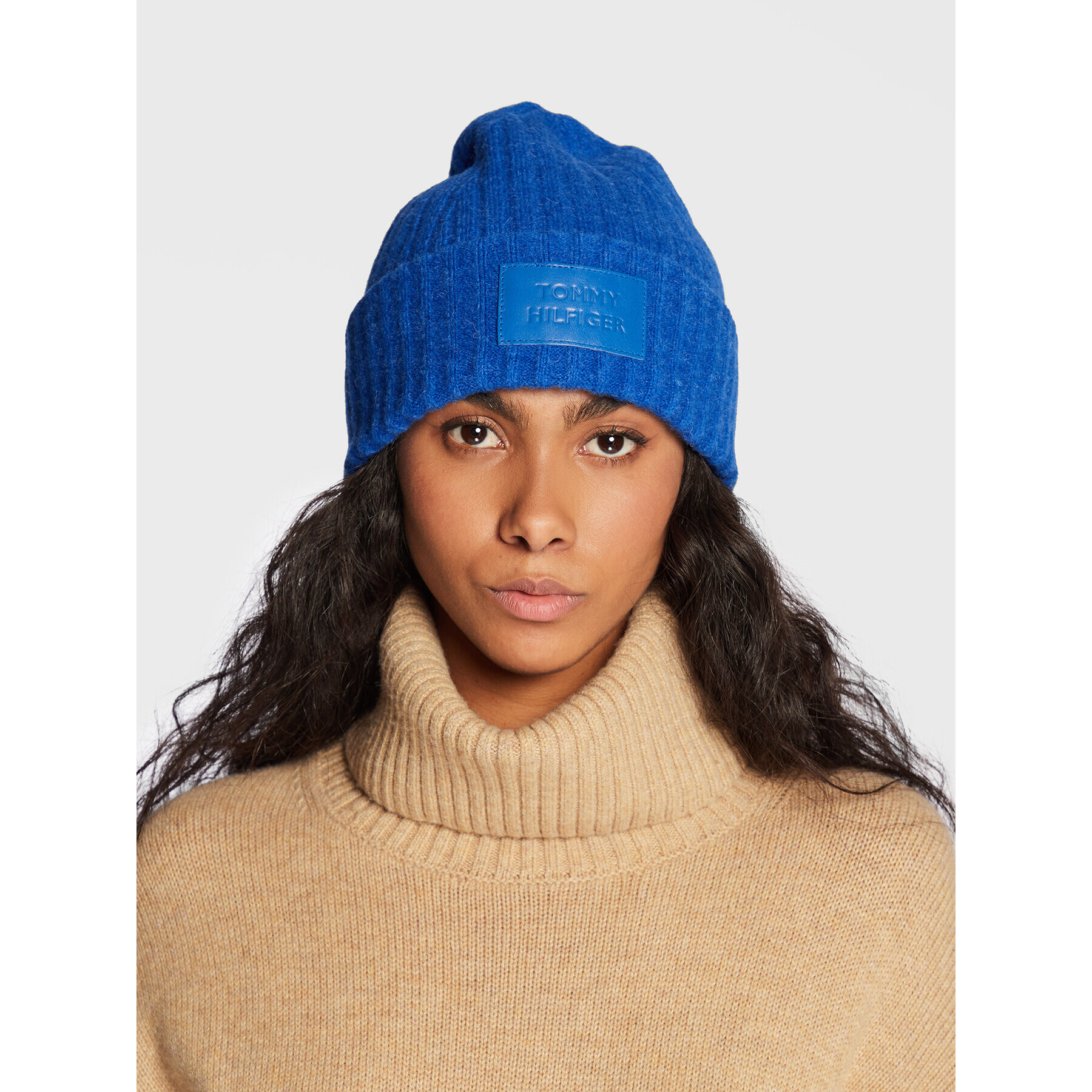 Tommy Hilfiger Sapka Modern Beanie AW0AW13767 Kék - Pepit.hu