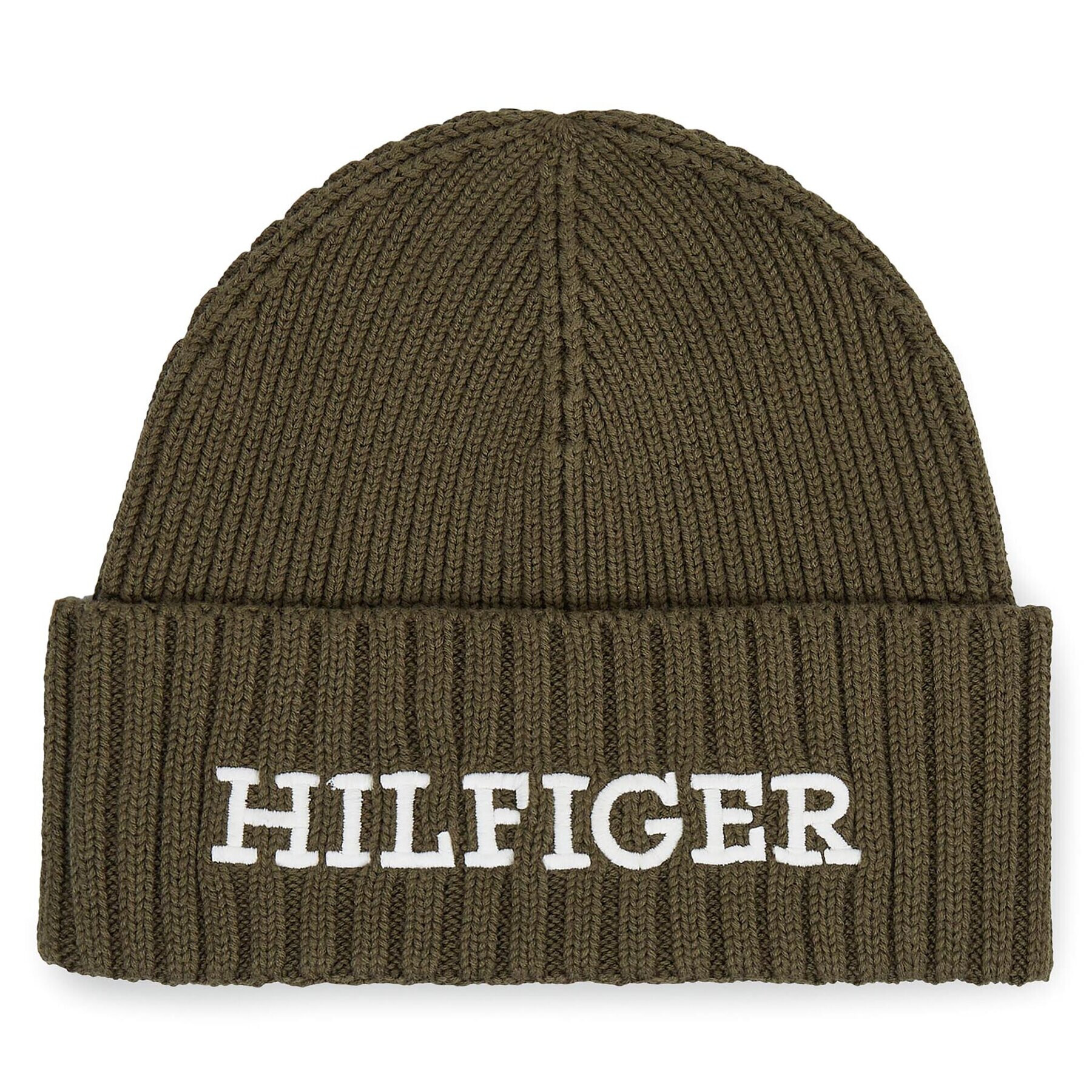 Tommy Hilfiger Sapka Monotype Beanie AM0AM11737 Zöld - Pepit.hu