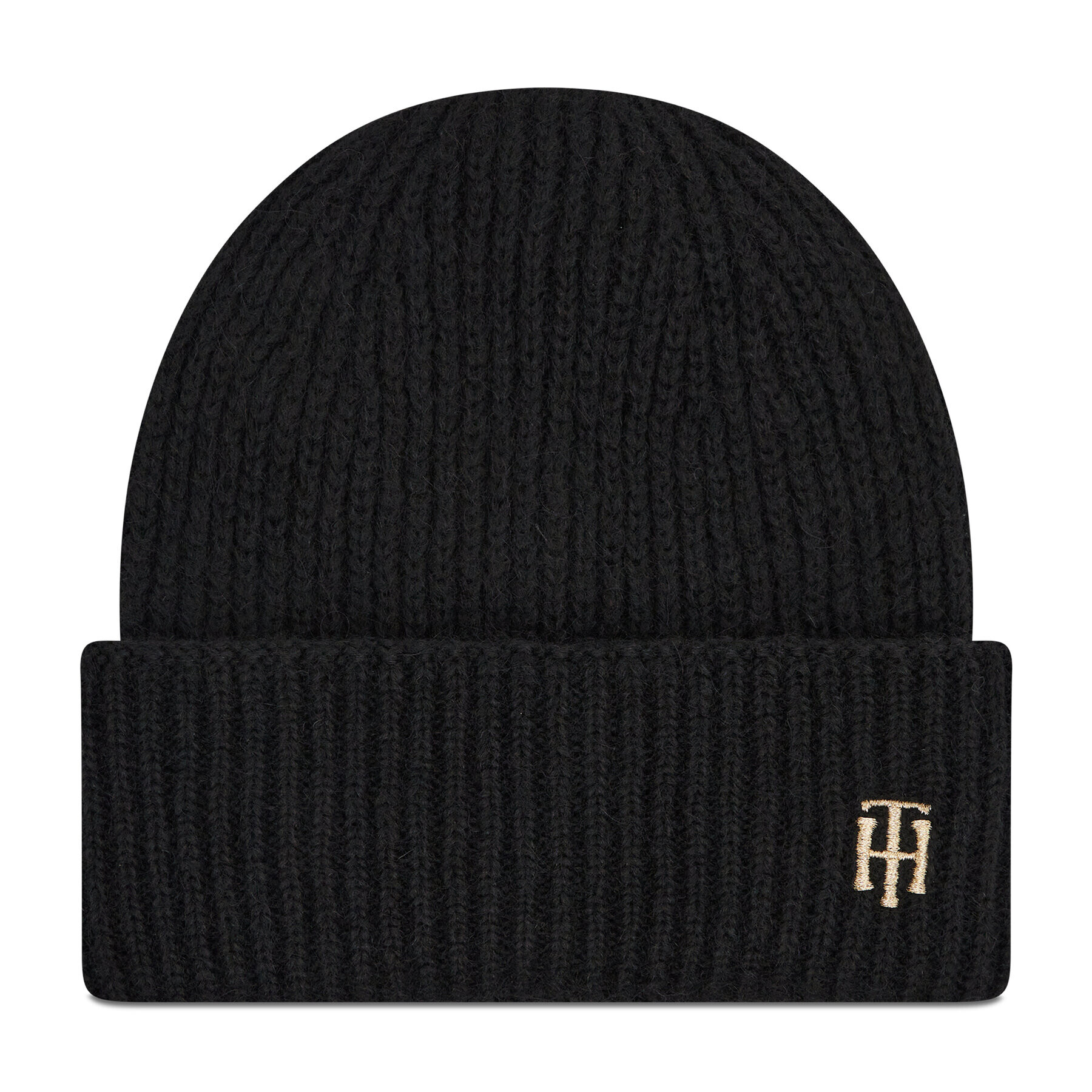 Tommy Hilfiger Sapka Th Effortless Beanie AW0AW10654 Fekete - Pepit.hu